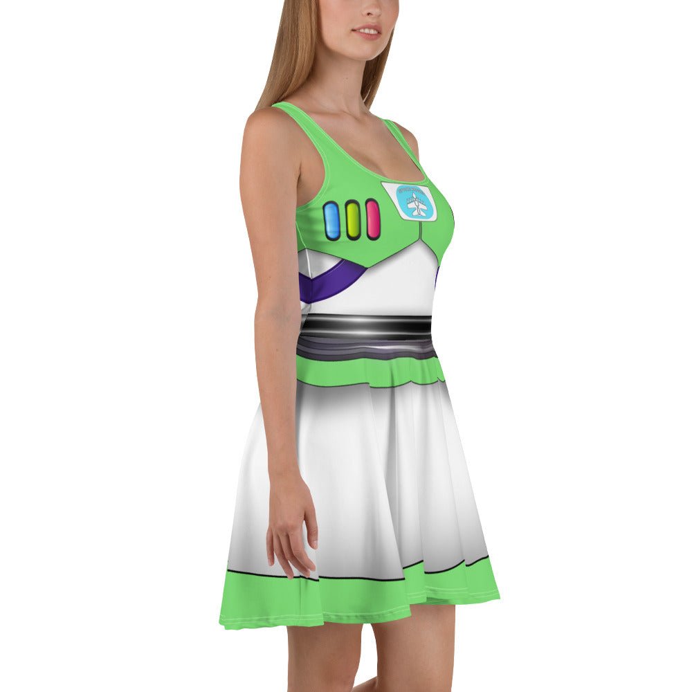 The Buzz Skater Dress- Cosplay, Bounding, Running Costume adult disneybuzz dressbuzz lightyear#tag4##tag5##tag6#