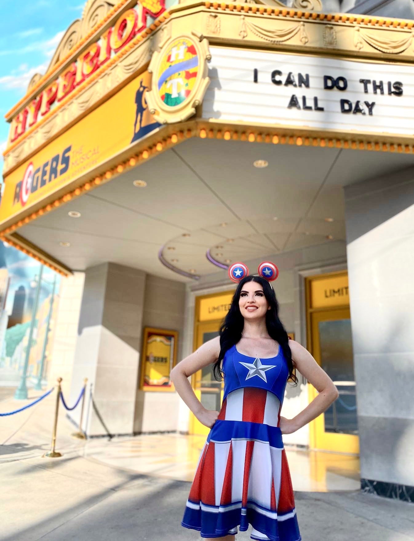 captain america skater dress Captain America inspired dress womens Marvel red White and blue run Disney costume wonder woman