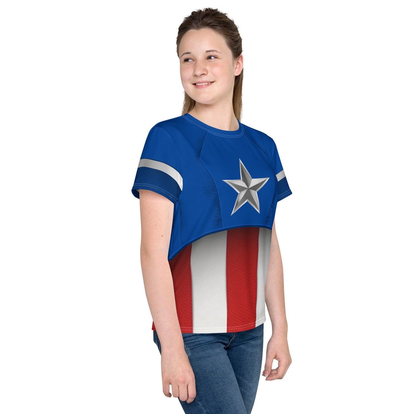 The Captain Youth crew neck t-shirt avengerscalifornia adventurecaptain america#tag4##tag5##tag6#