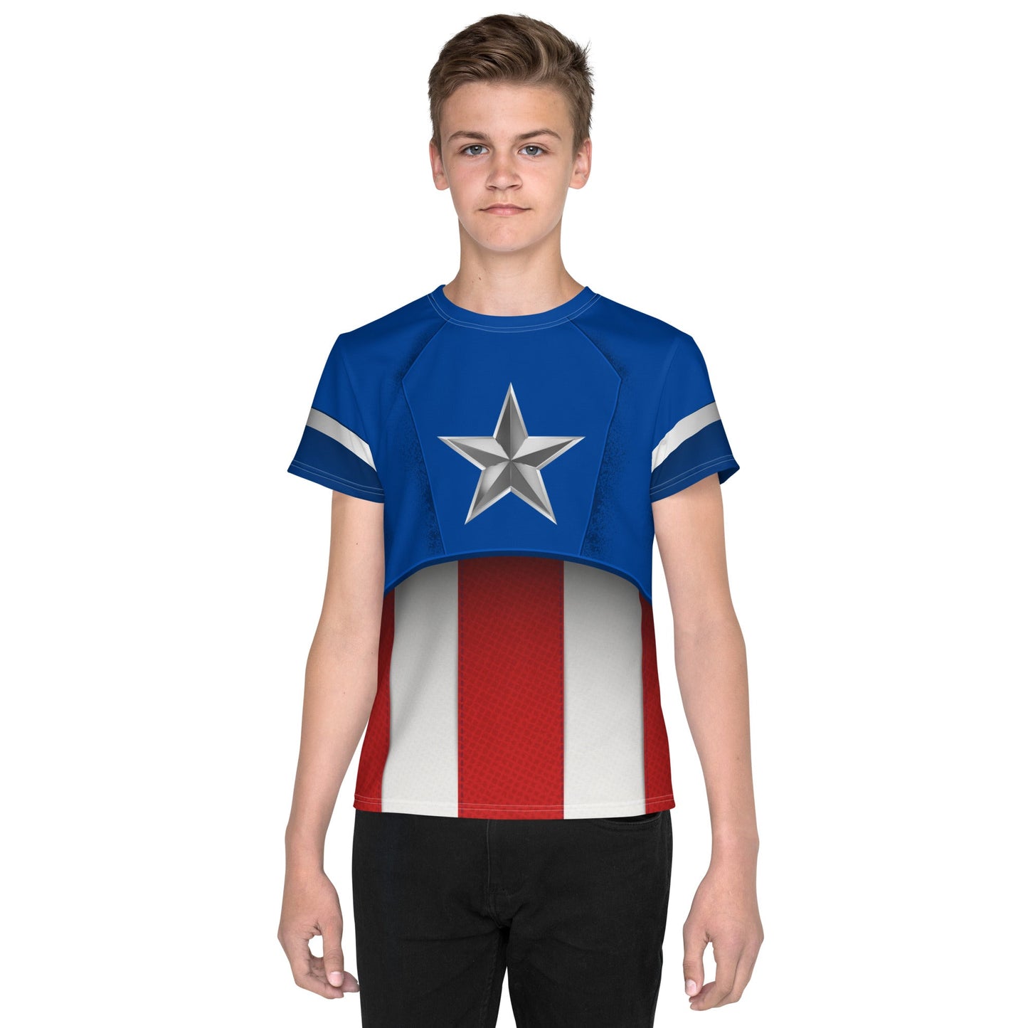 The Captain Youth crew neck t-shirt avengerscalifornia adventurecaptain america#tag4##tag5##tag6#