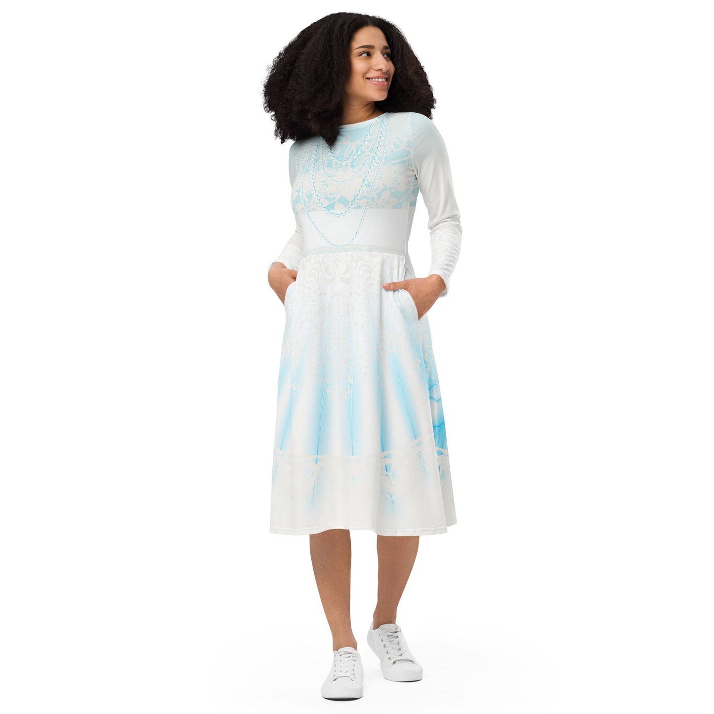 The Constance long sleeve midi dress constance brideconstance costumedisney bounding#tag4##tag5##tag6#