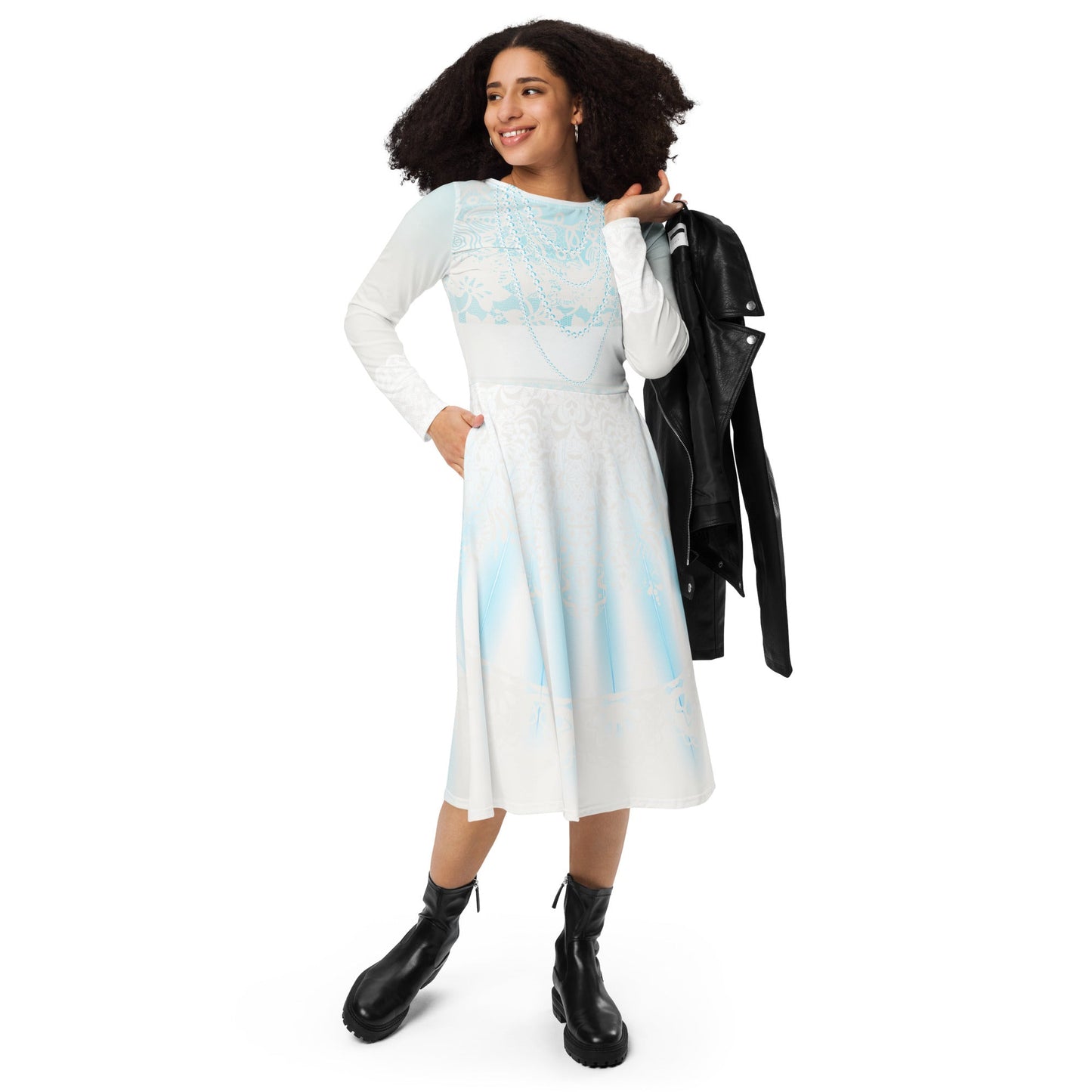 The Constance long sleeve midi dress constance brideconstance costumedisney bounding#tag4##tag5##tag6#