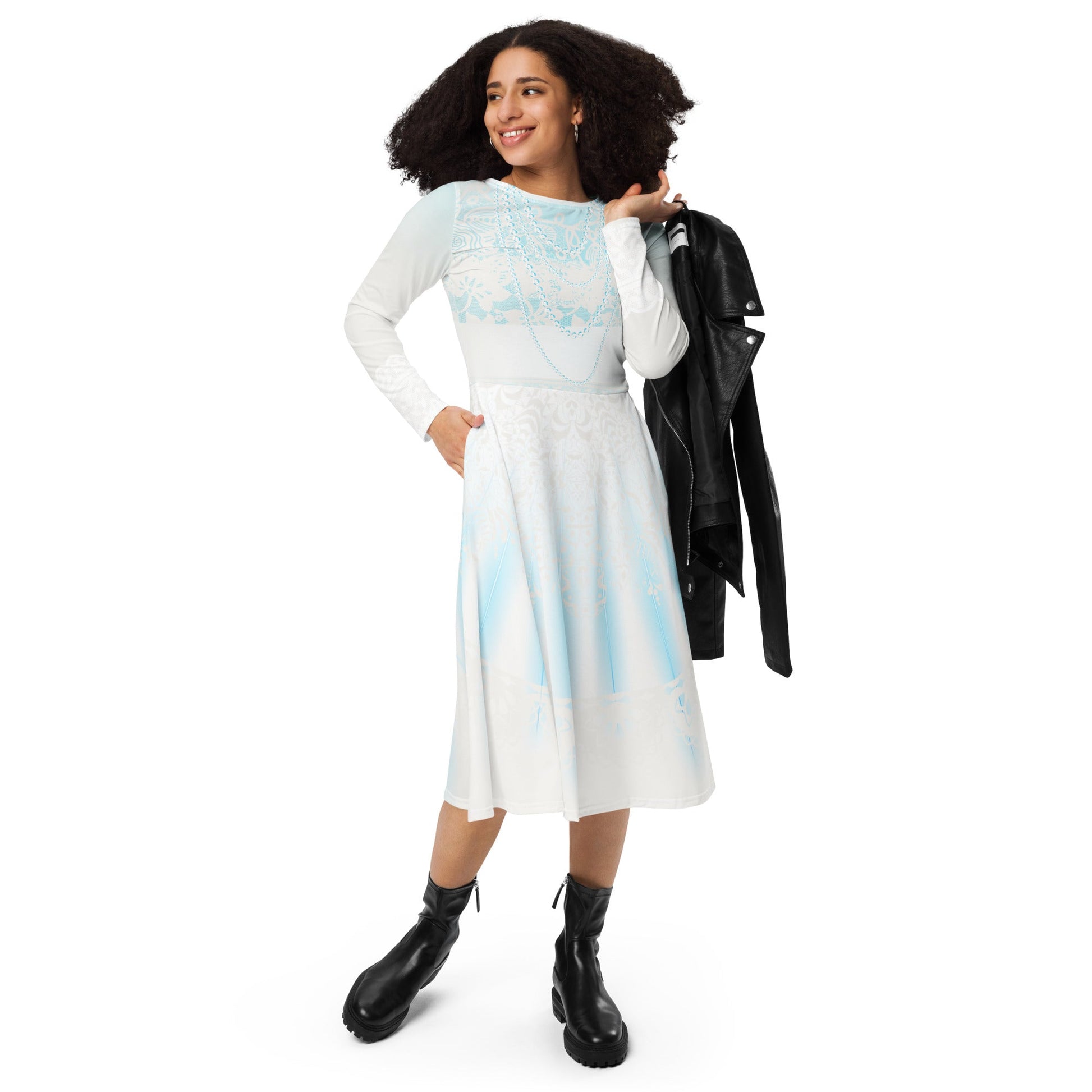 The Constance long sleeve midi dress constance brideconstance costumedisney bounding#tag4##tag5##tag6#