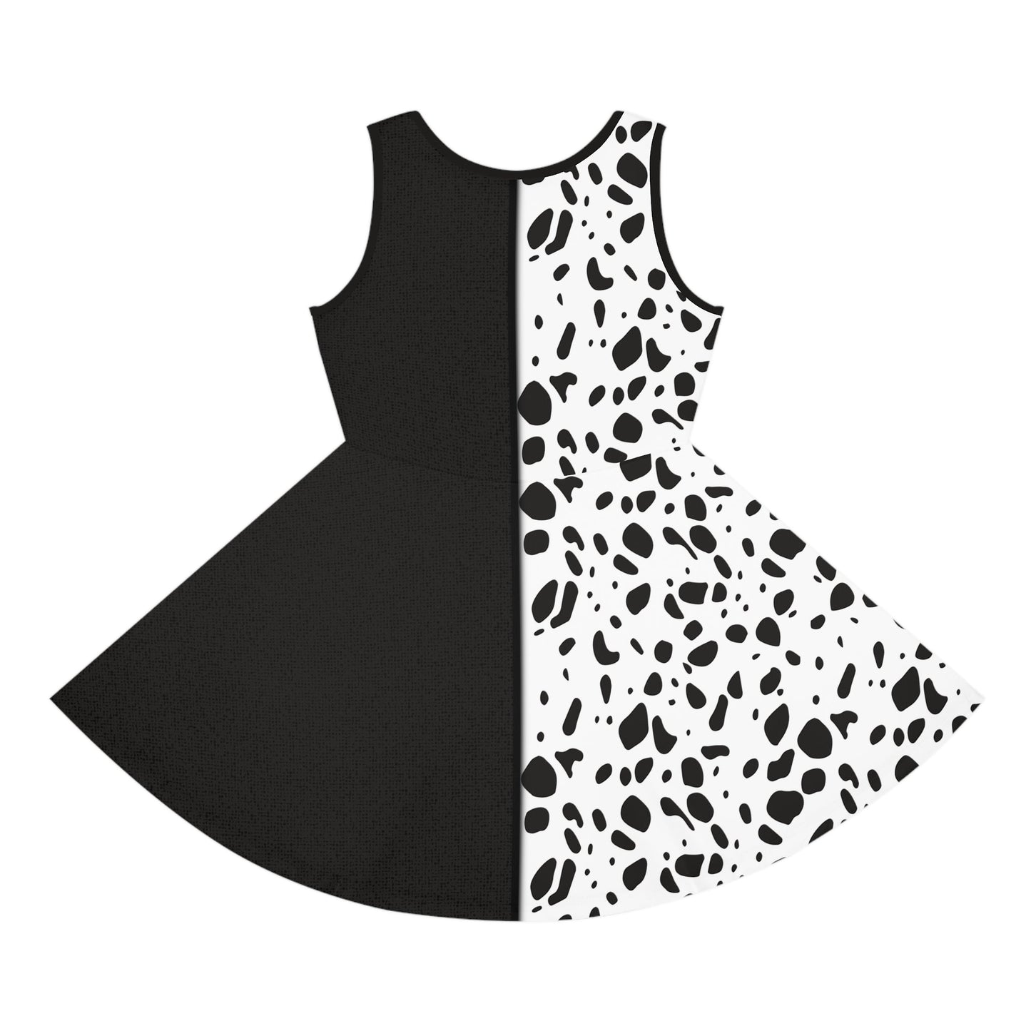 The Cruella Girls' Sleeveless Sundress 101 dalmationsAll Over PrintAOP#tag4##tag5##tag6#