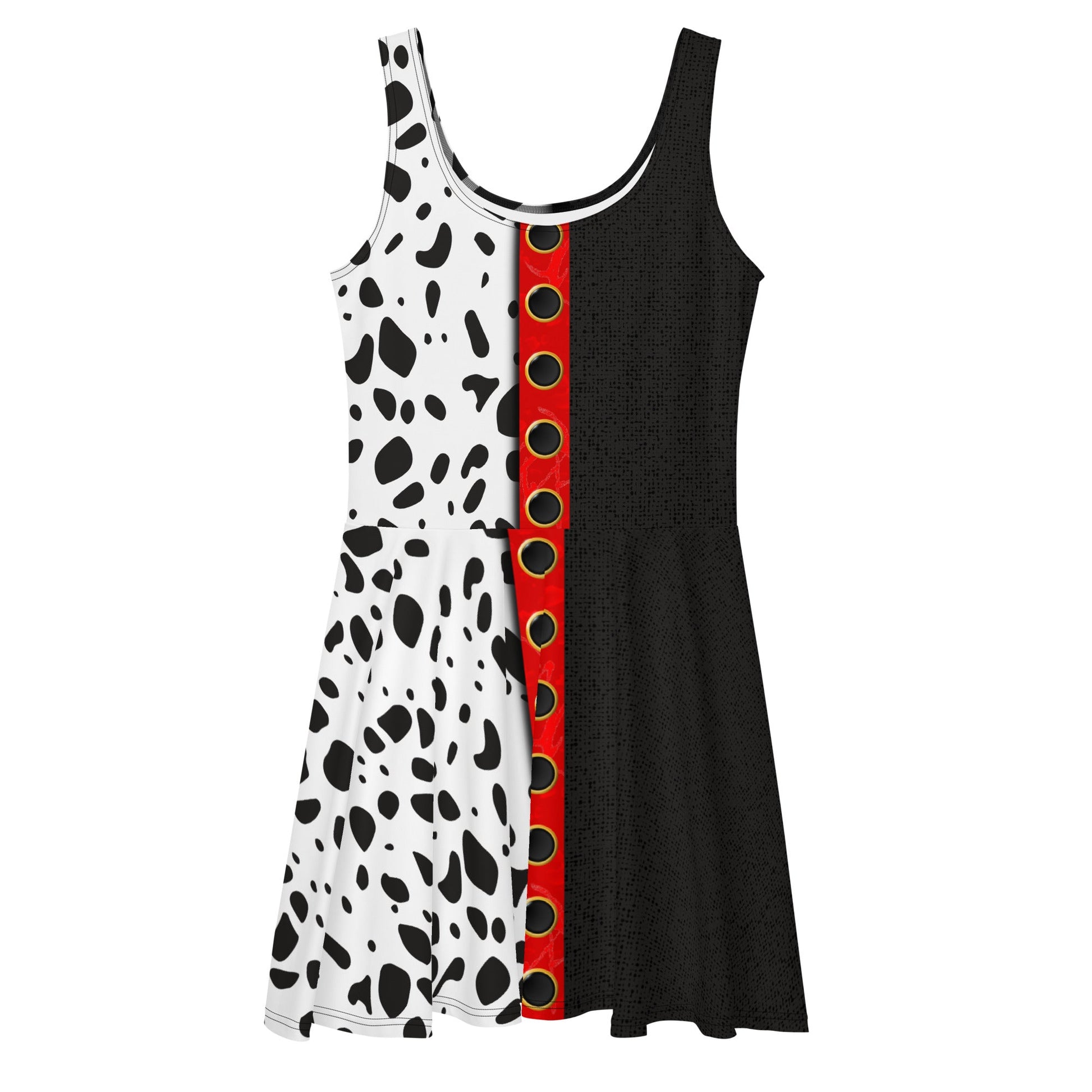 The Cruella Skater Dress 101 dalmationsactive wearcruella devil#tag4##tag5##tag6#
