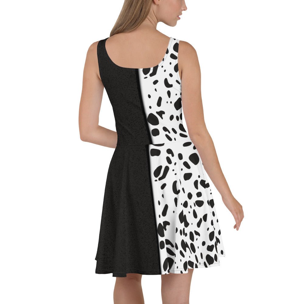 The Cruella Skater Dress 101 dalmationsactive wearcruella devil#tag4##tag5##tag6#