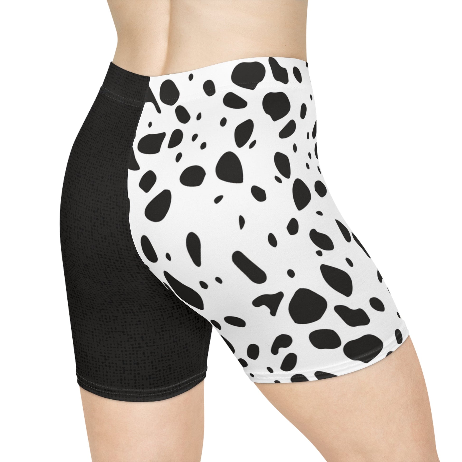 The Cruella Women's Biker Shorts 101 dalmationsactive wearAll Over Print#tag4##tag5##tag6#