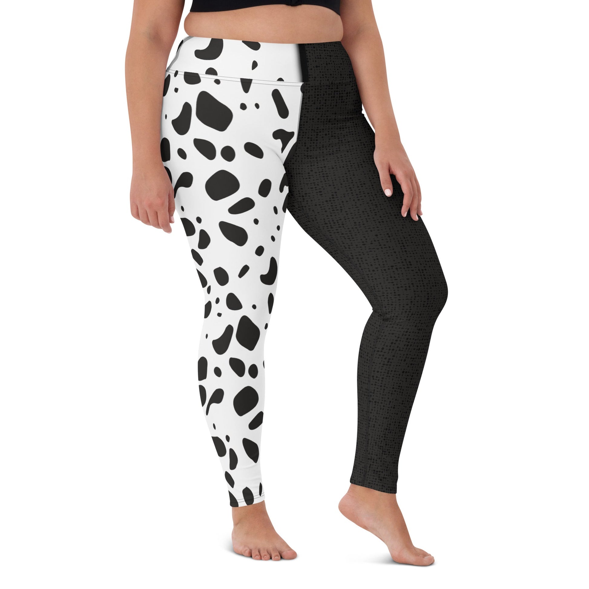 The Cruella Yoga Leggings 101 dalmationsactive wearcruella devil#tag4##tag5##tag6#