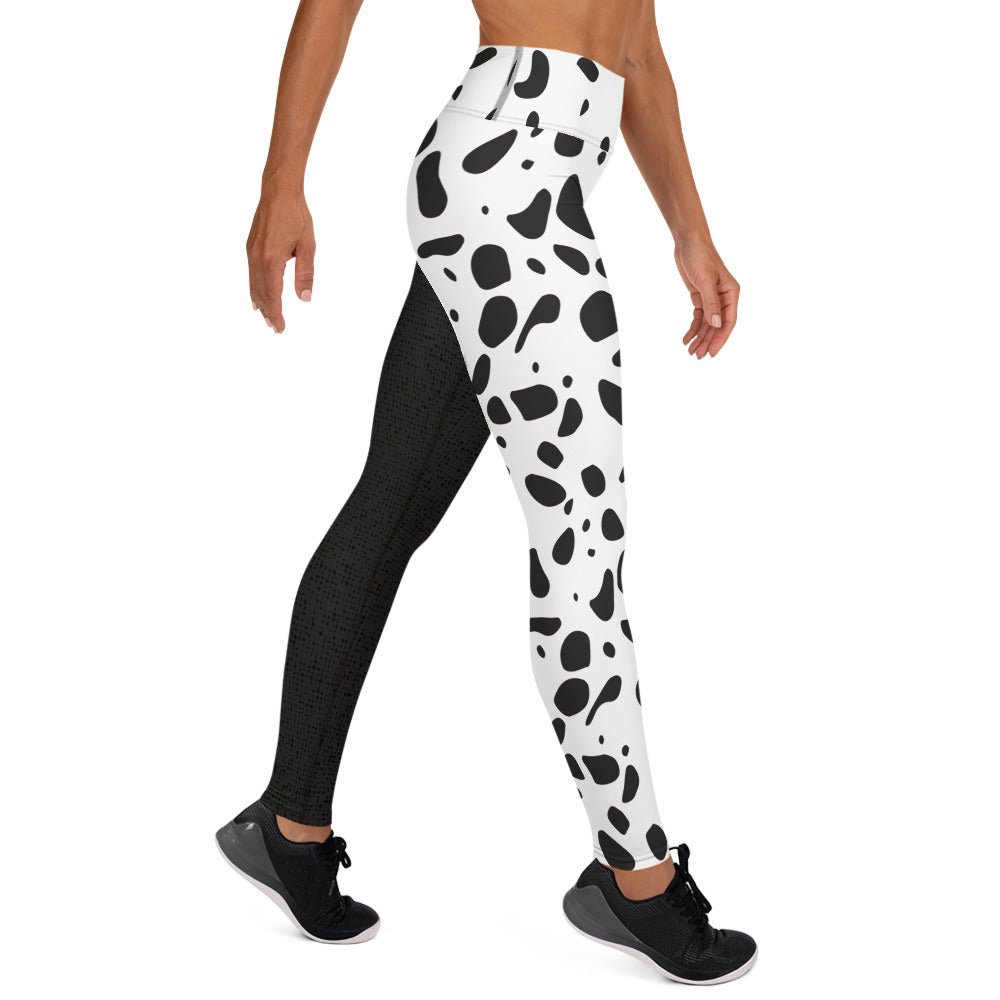 The Cruella Yoga Leggings 101 dalmationsactive wearcruella devil#tag4##tag5##tag6#
