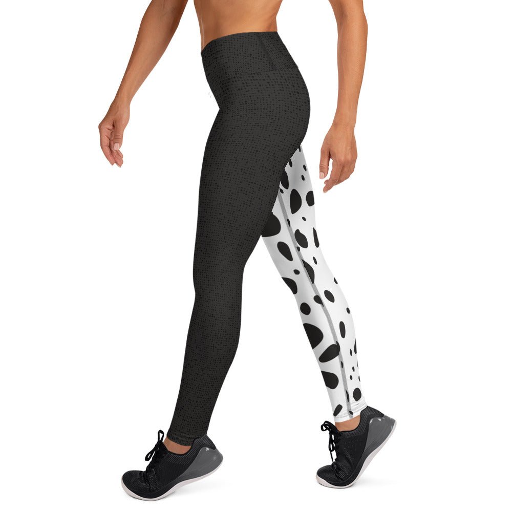 The Cruella Yoga Leggings 101 dalmationsactive wearcruella devil#tag4##tag5##tag6#
