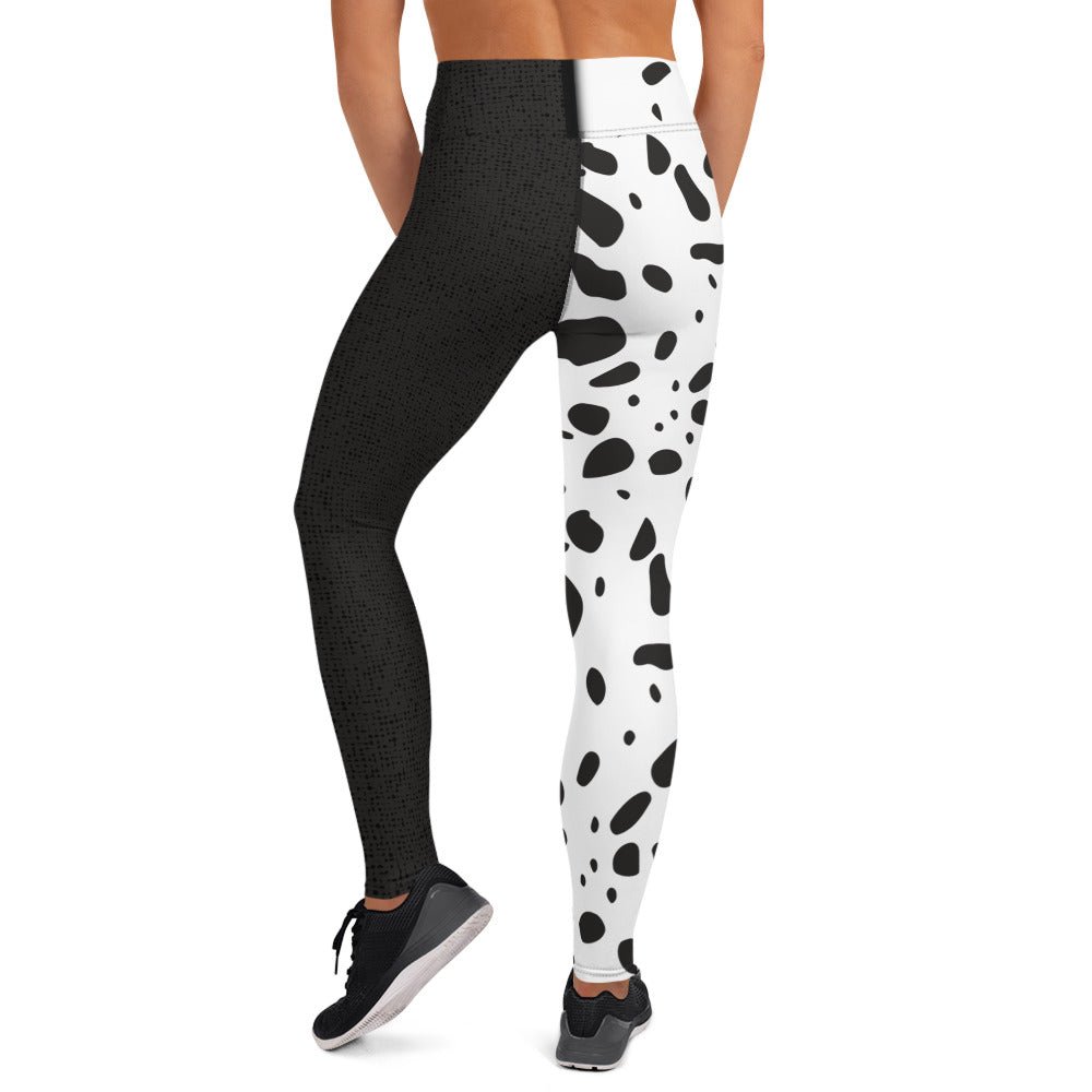 The Cruella Yoga Leggings 101 dalmationsactive wearcruella devil#tag4##tag5##tag6#