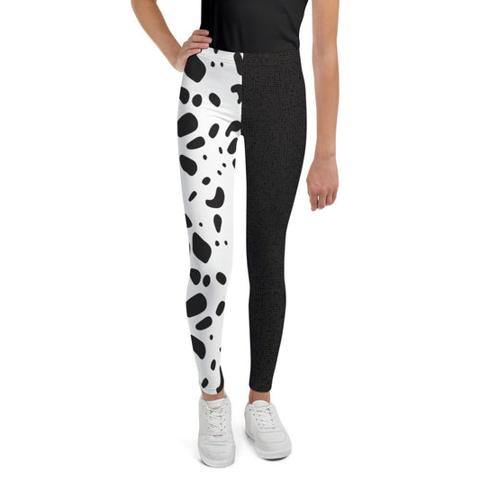 The Cruella Youth Leggings 101 dalmationsactive wearcruella devil#tag4##tag5##tag6#