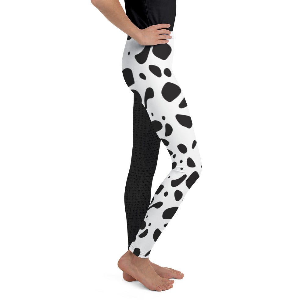 The Cruella Youth Leggings 101 dalmationsactive wearcruella devil#tag4##tag5##tag6#