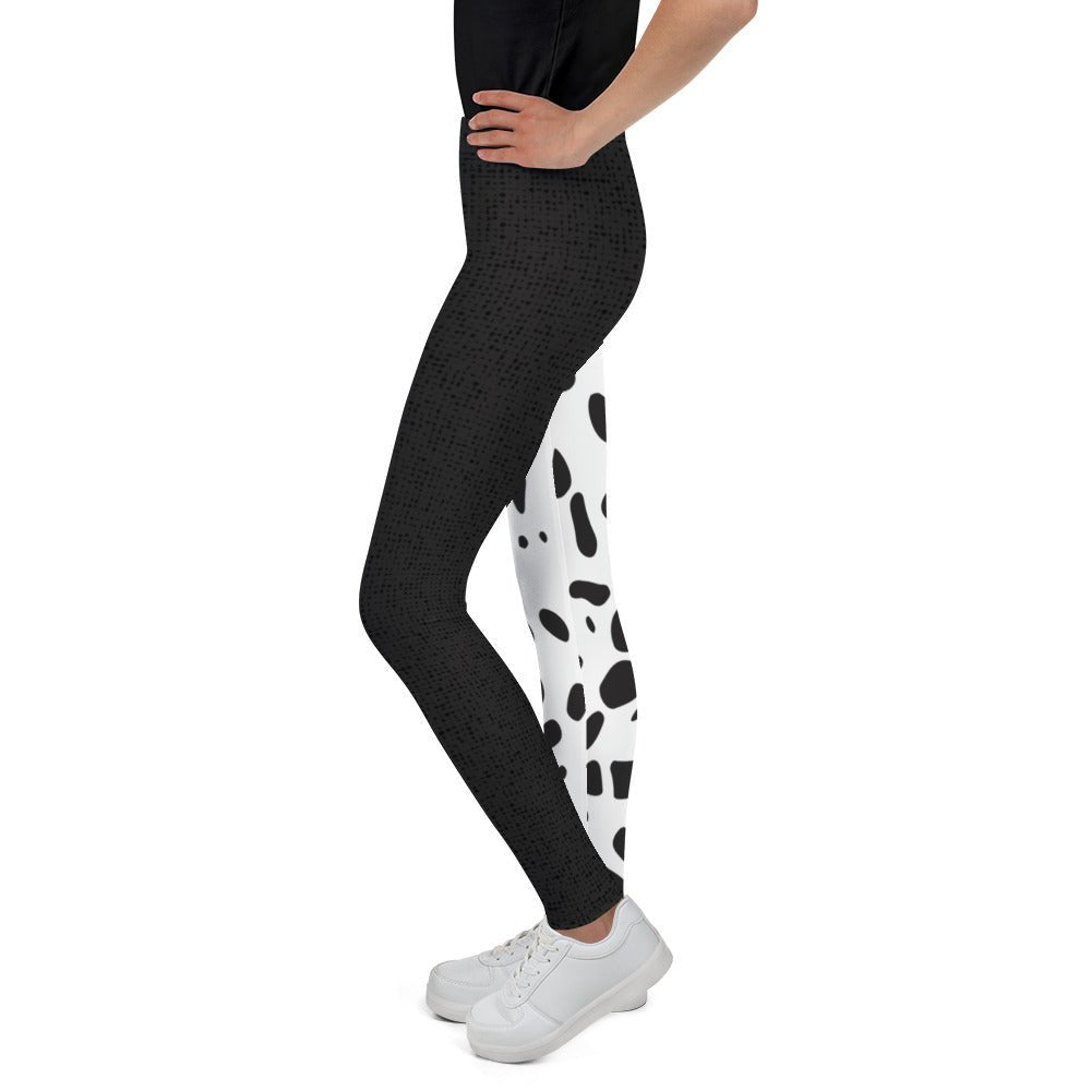The Cruella Youth Leggings 101 dalmationsactive wearcruella devil#tag4##tag5##tag6#