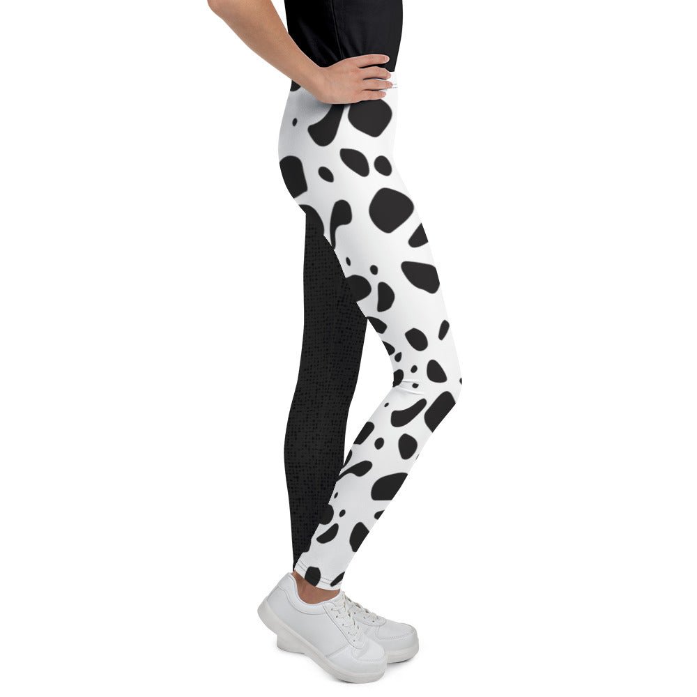The Cruella Youth Leggings 101 dalmationsactive wearcruella devil#tag4##tag5##tag6#