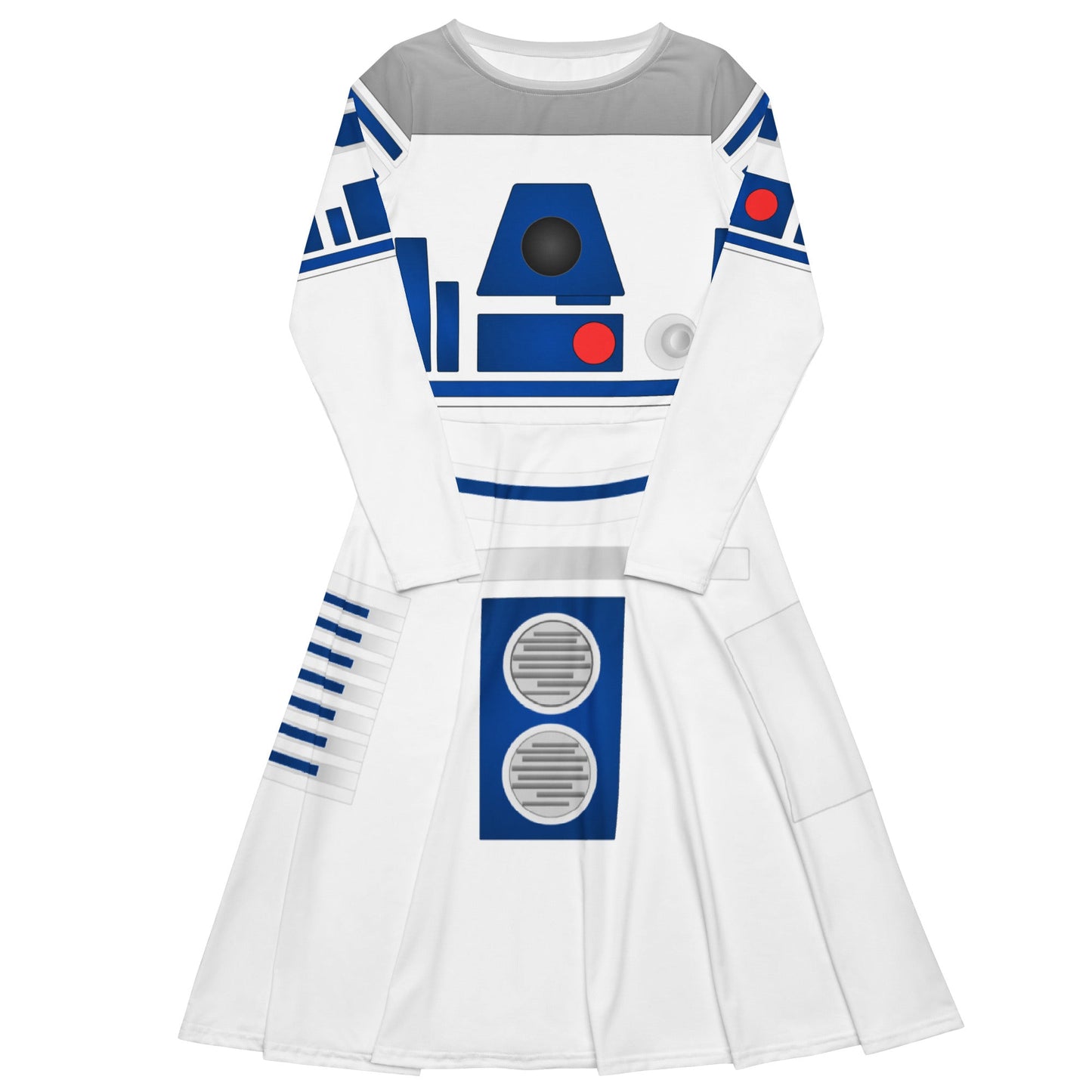 The Droid long sleeve midi dress adult r2d2 costumeboundingWrong Lever Clothing