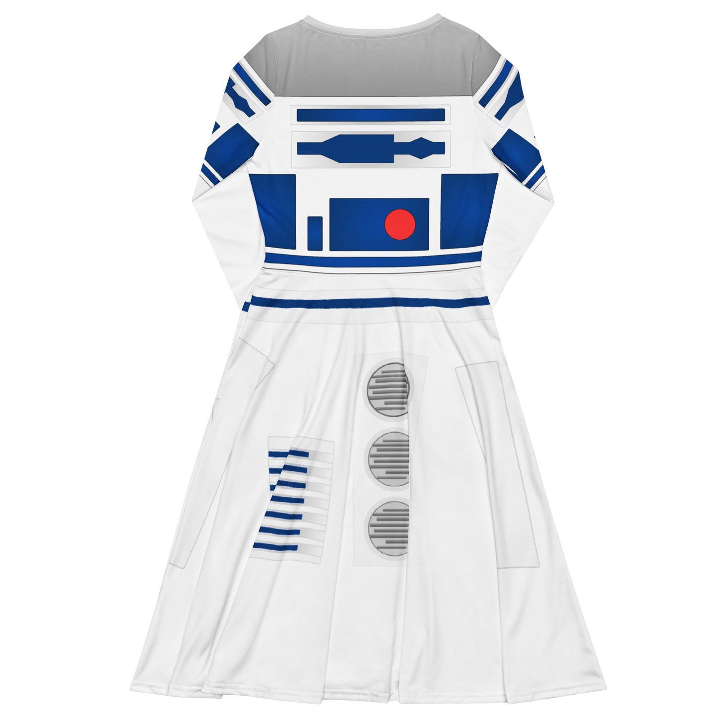 The Droid long sleeve midi dress adult r2d2 costumeboundingWrong Lever Clothing