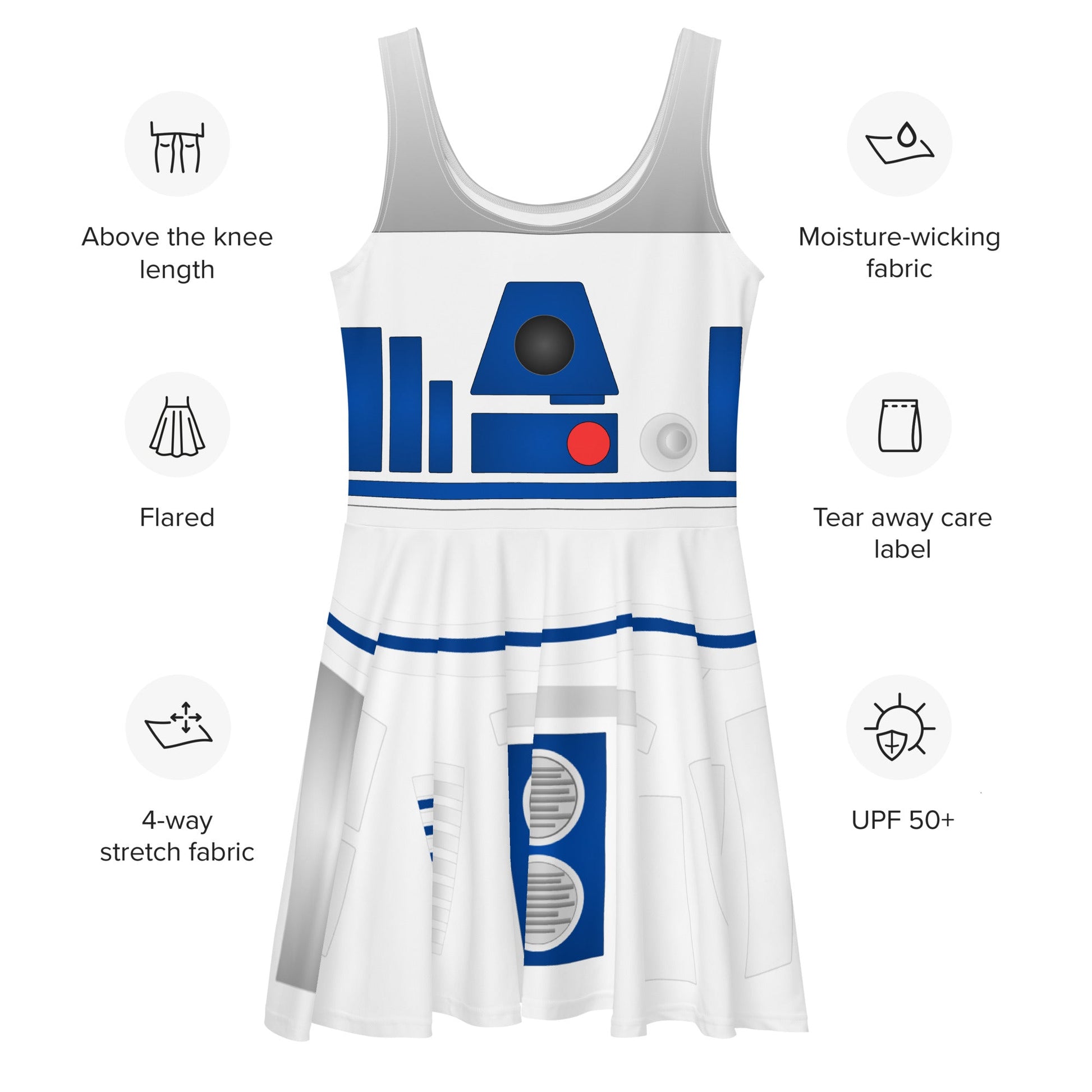 The Droid Skater Dress adult cosplayadult r2d2 costumeWrong Lever Clothing