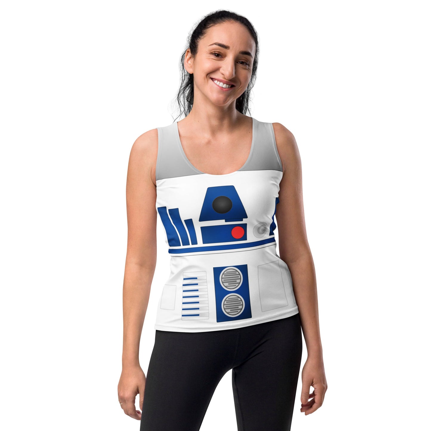 The Droid Tank Top adult cosplayadult r2d2 costumeWrong Lever Clothing