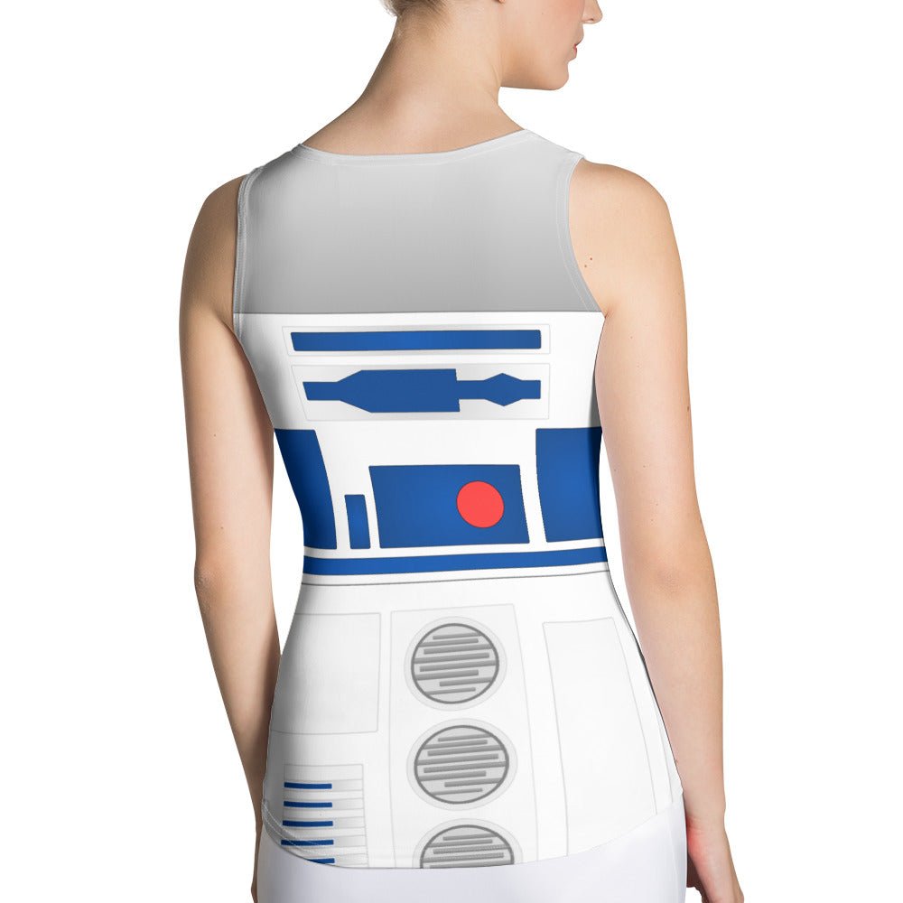 The Droid Tank Top adult cosplayadult r2d2 costumeWrong Lever Clothing