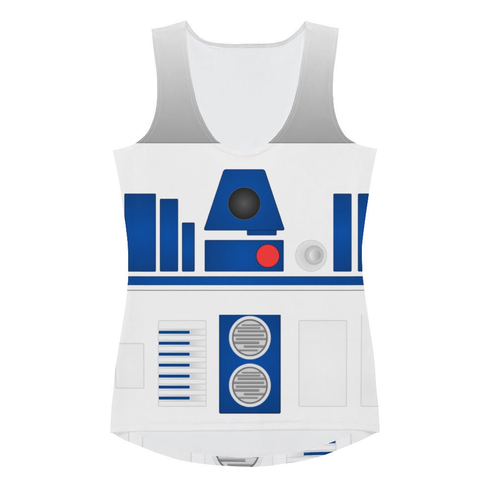 The Droid Tank Top adult cosplayadult r2d2 costumeWrong Lever Clothing