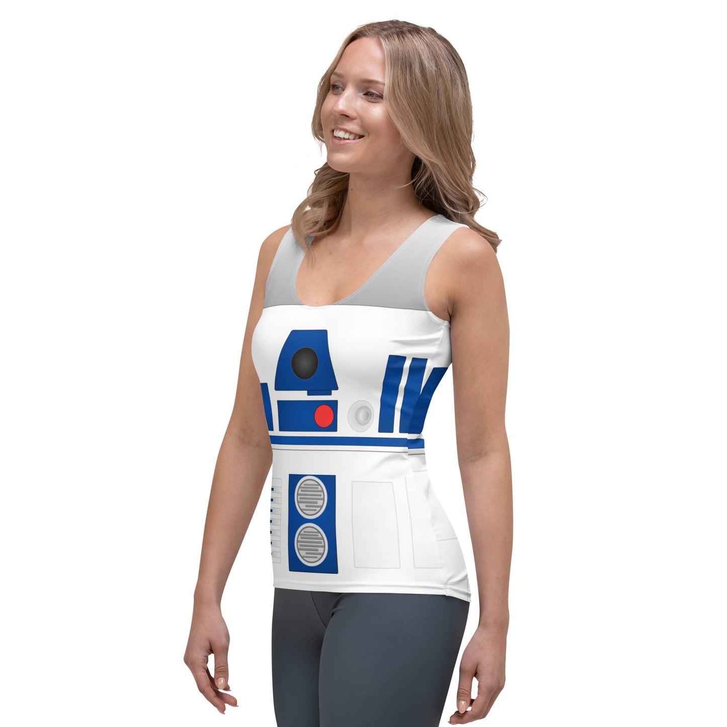 The Droid Tank Top adult cosplayadult r2d2 costumeWrong Lever Clothing
