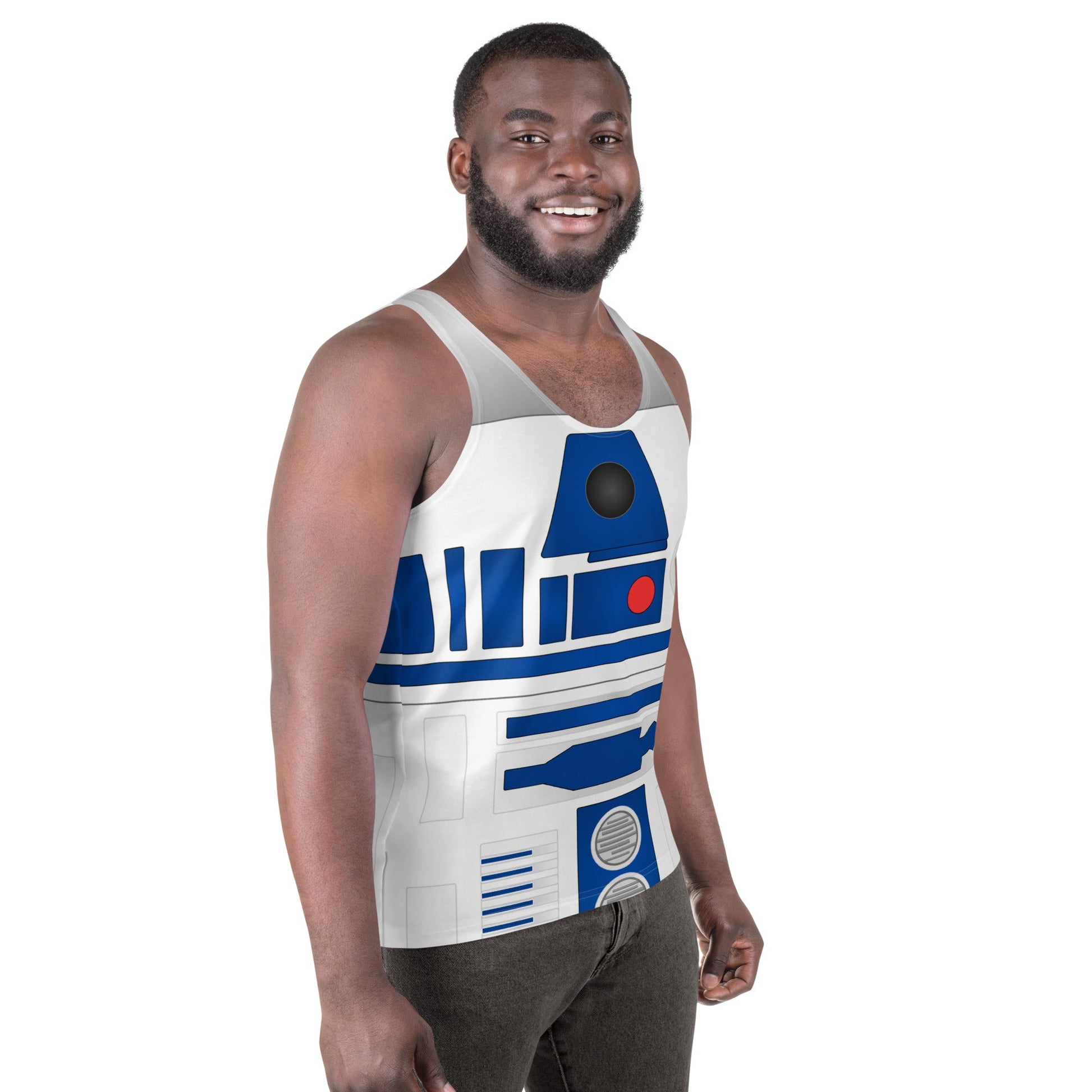 The Droid Unisex Tank Top adult cosplayadult r2d2 costumeWrong Lever Clothing