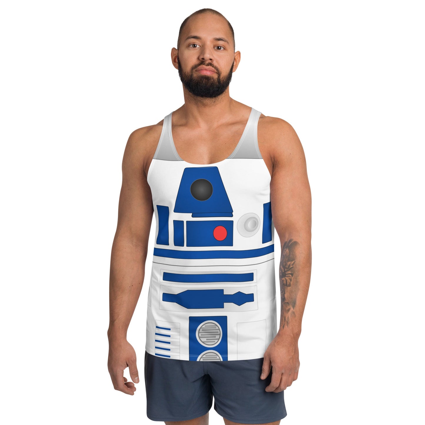 The Droid Unisex Tank Top adult cosplayadult r2d2 costumeWrong Lever Clothing