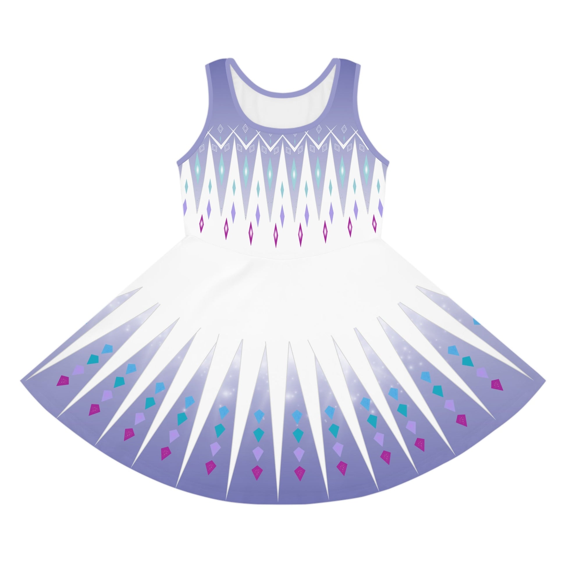 The Elsa Girls' Sleeveless Sundress All Over PrintAOPAOP Clothing#tag4##tag5##tag6#