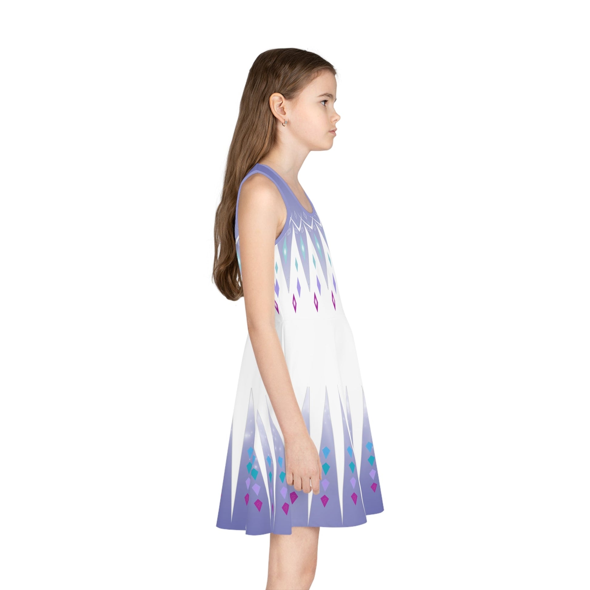 The Elsa Girls' Sleeveless Sundress All Over PrintAOPAOP Clothing#tag4##tag5##tag6#