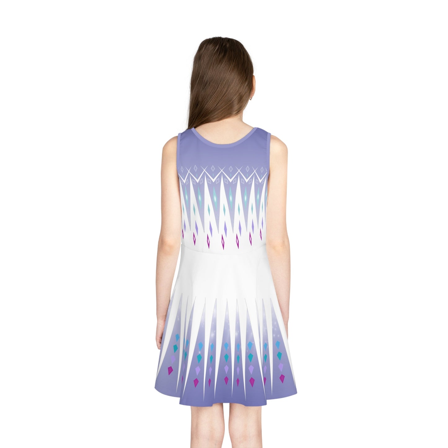 The Elsa Girls' Sleeveless Sundress All Over PrintAOPAOP Clothing#tag4##tag5##tag6#