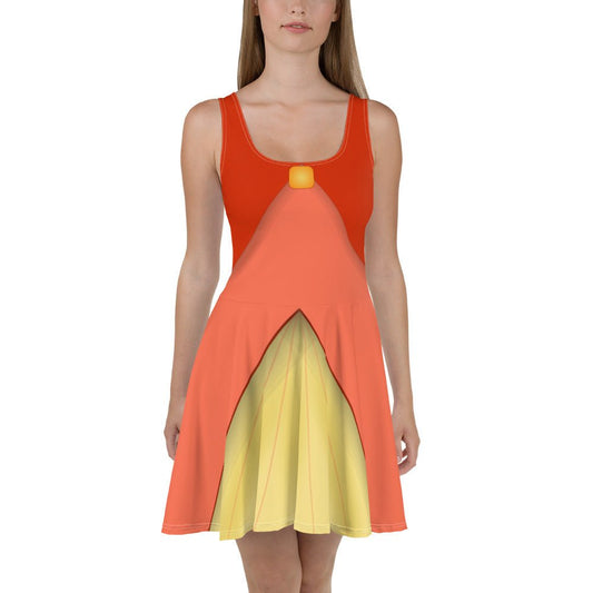 The Flora Skater Dress adult disneyadult dress upSkater SkirtWrong Lever Clothing