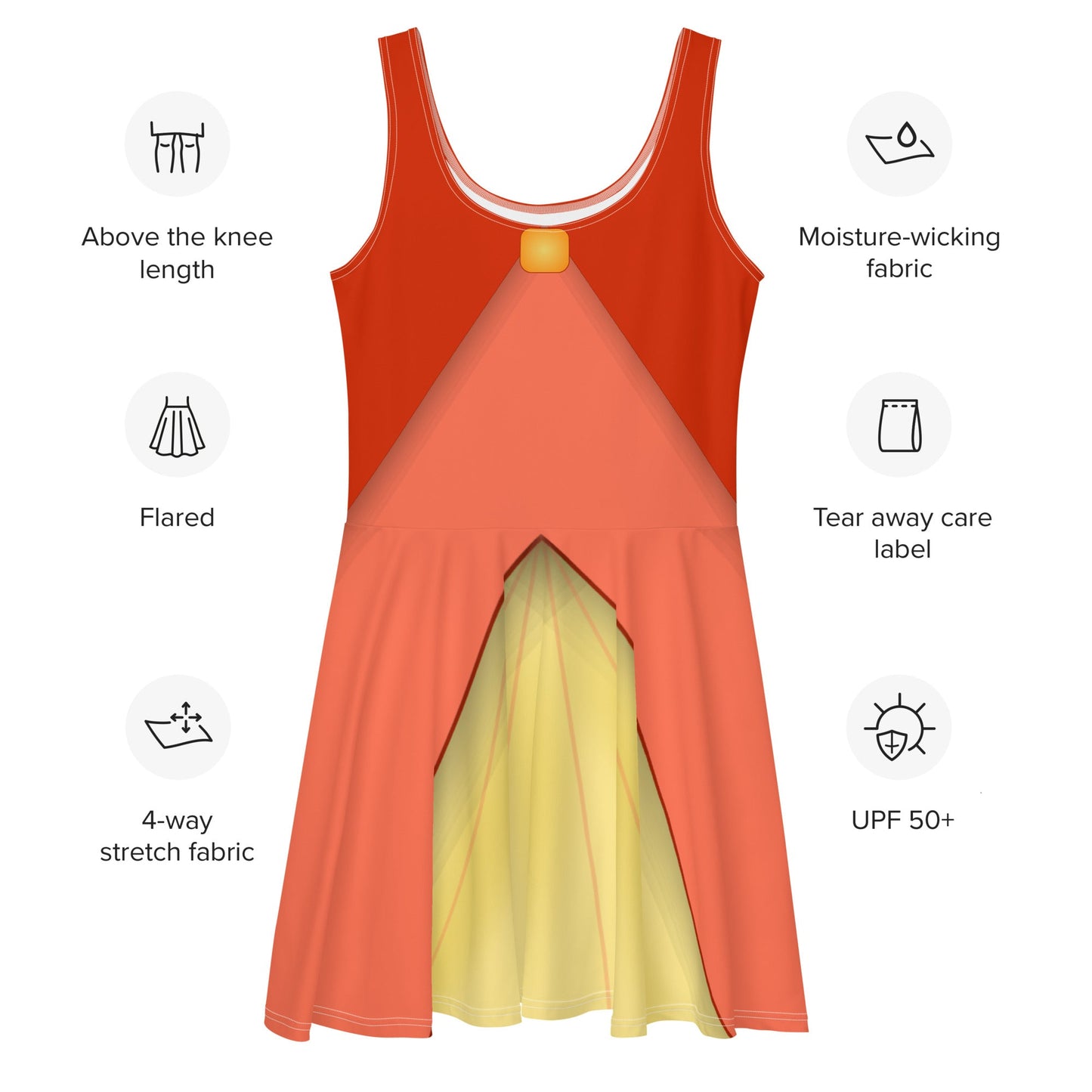 The Flora Skater Dress adult disneyadult dress upSkater SkirtWrong Lever Clothing