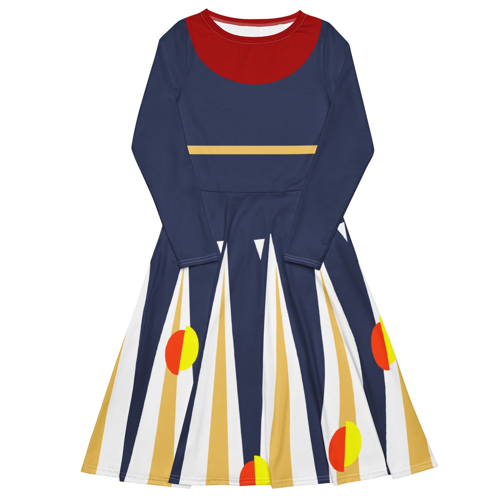 The 'Frannie' long sleeve midi dress- Disneybounding, Cosplay, Costume dress disney cosplaydisney costumedisney cruise#tag4##tag5##tag6#