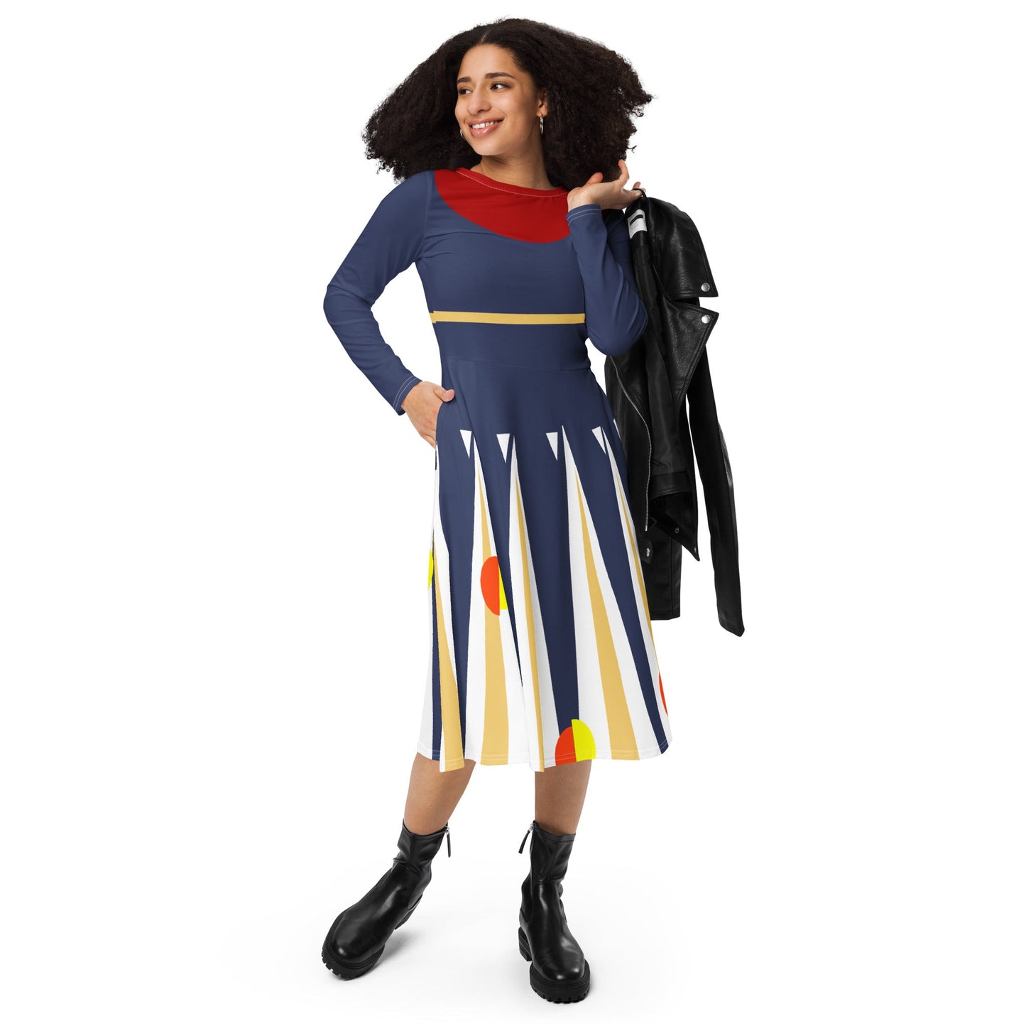 The 'Frannie' long sleeve midi dress- Disneybounding, Cosplay, Costume dress disney cosplaydisney costumedisney cruise#tag4##tag5##tag6#