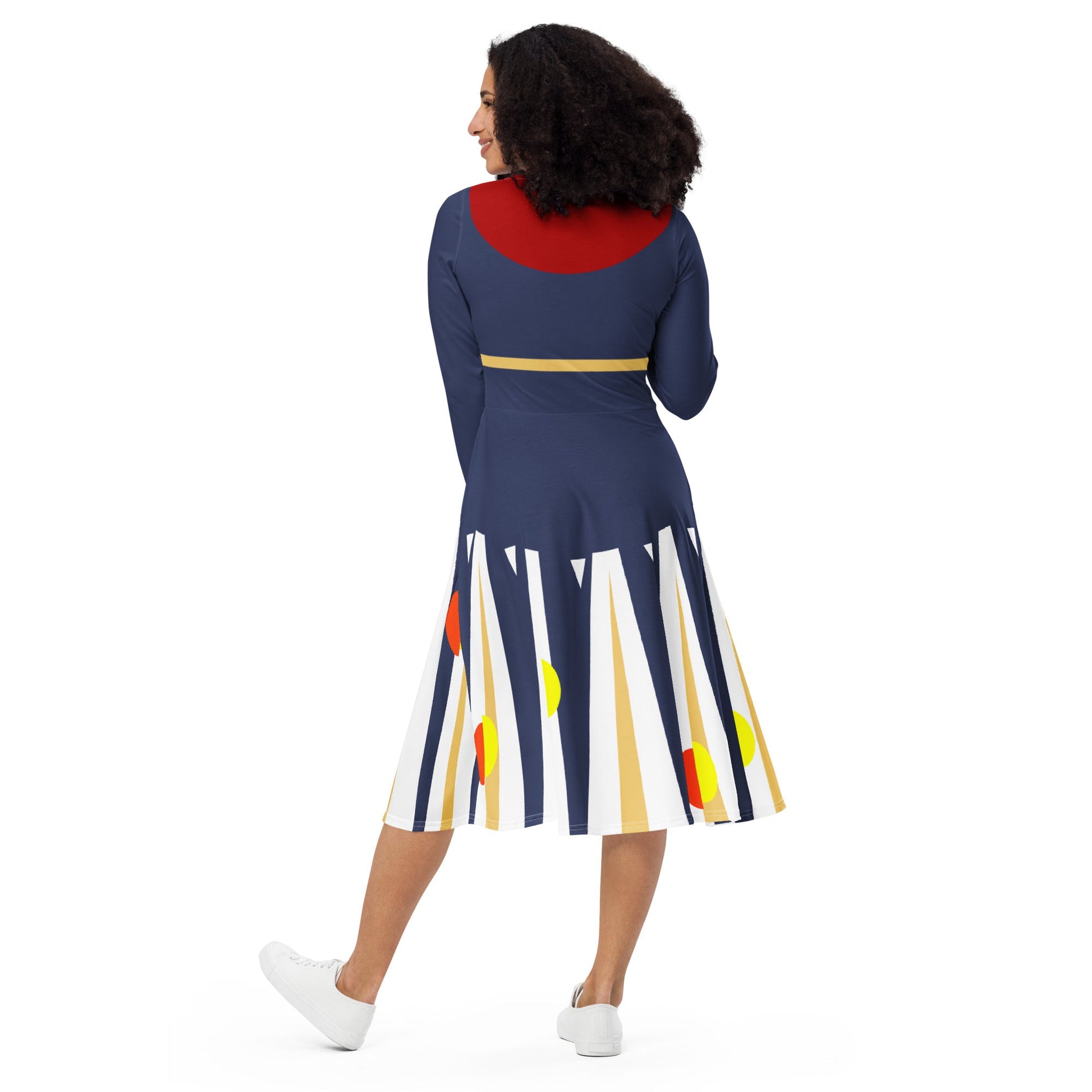 The 'Frannie' long sleeve midi dress- Disneybounding, Cosplay, Costume dress disney cosplaydisney costumedisney cruise#tag4##tag5##tag6#