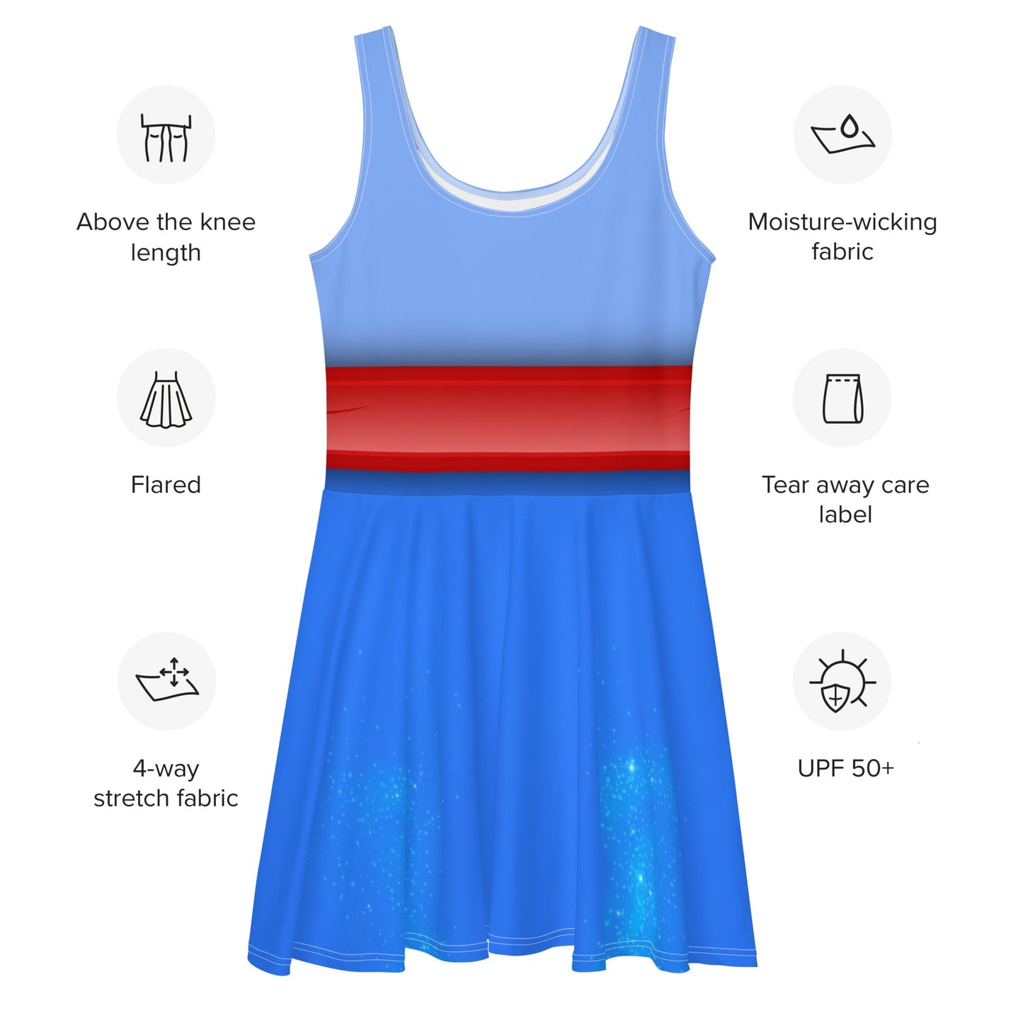The Genie Skater Dress adult disney costumeadult genie dressSkater DressWrong Lever Clothing