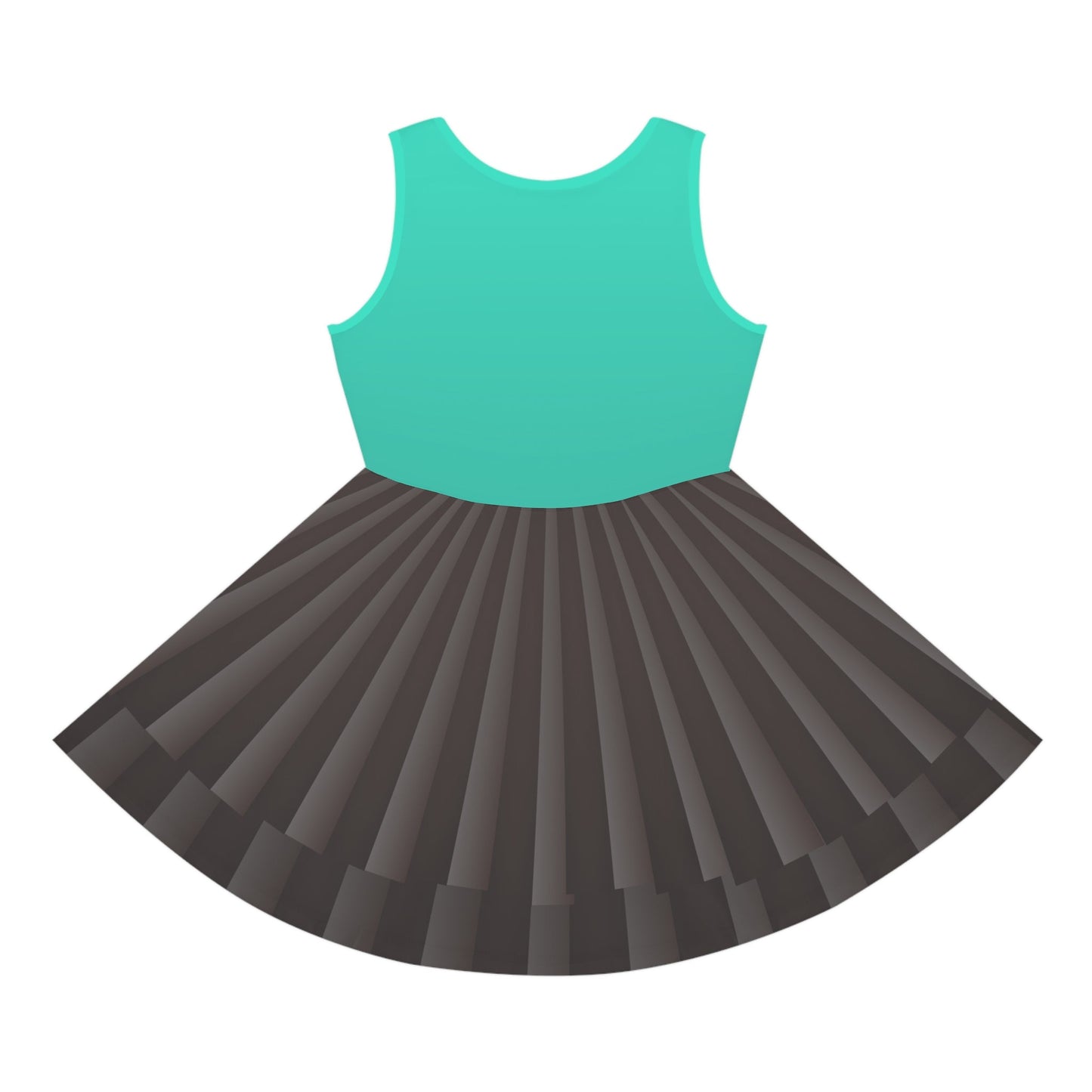 The Glitch Racer Girls' Sleeveless Sundress All Over PrintAOPAOP Clothing#tag4##tag5##tag6#