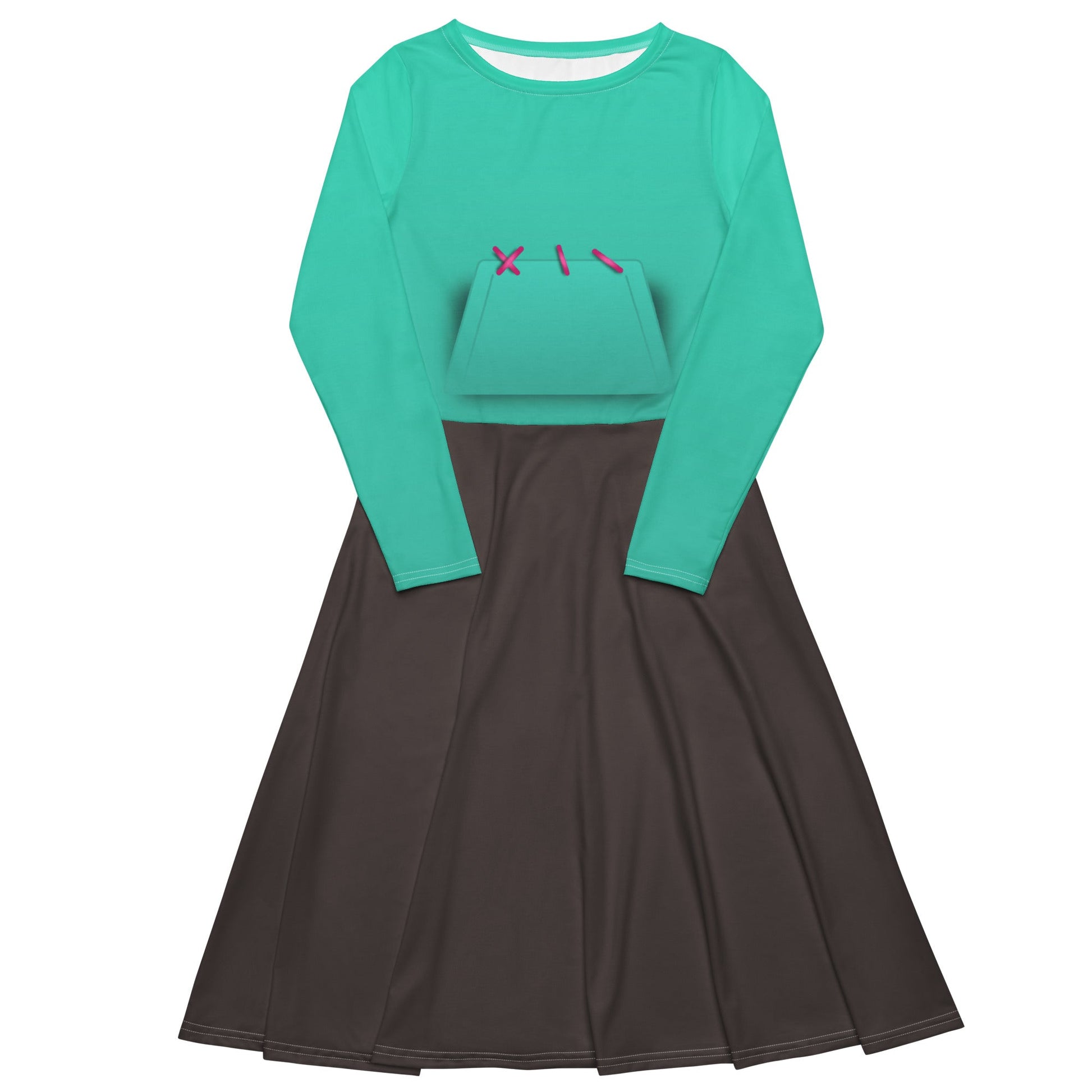 The Glitch Racer long sleeve midi dress adult disney dressadult vannelope costumecharacter style#tag4##tag5##tag6#