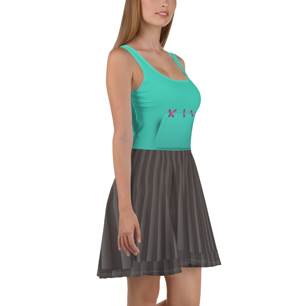 The Glitch Racer Skater Dress adult disney dressadult vannelope costumecharacter style#tag4##tag5##tag6#