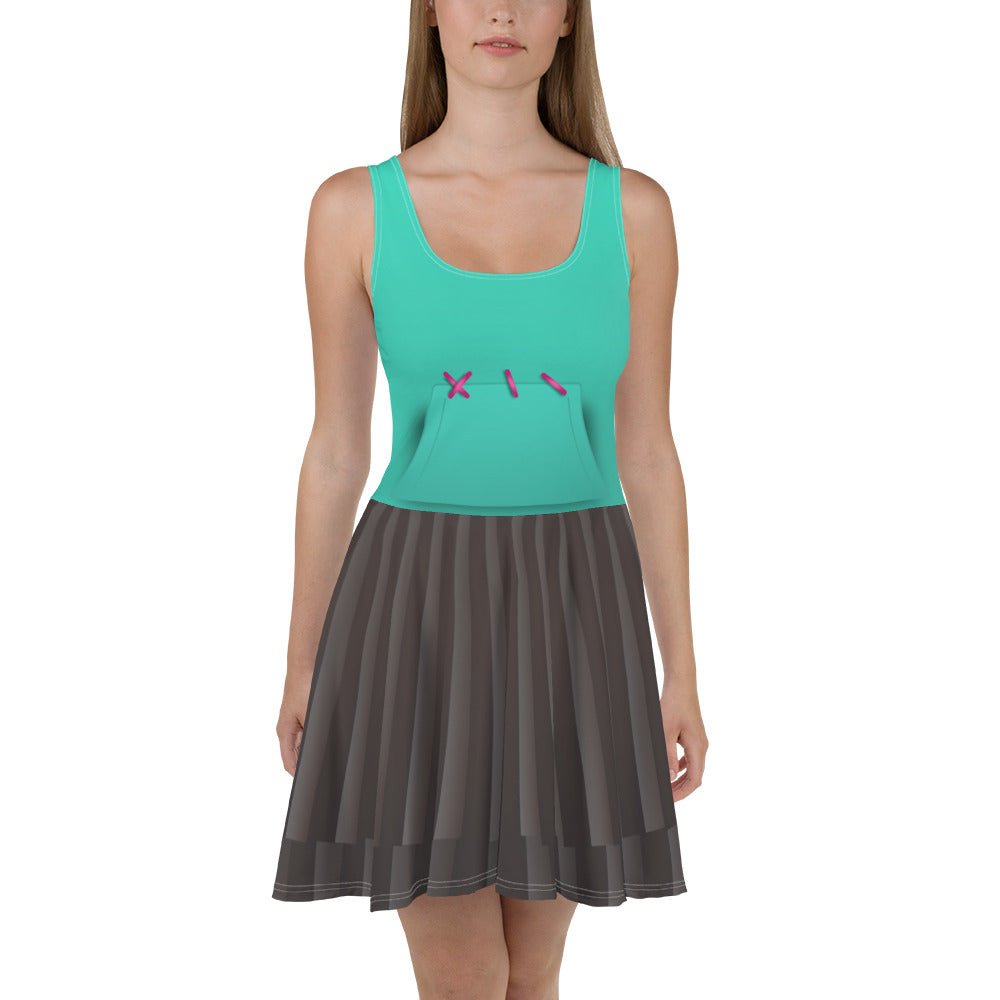 The Glitch Racer Skater Dress adult disney dressadult vannelope costumecharacter style#tag4##tag5##tag6#