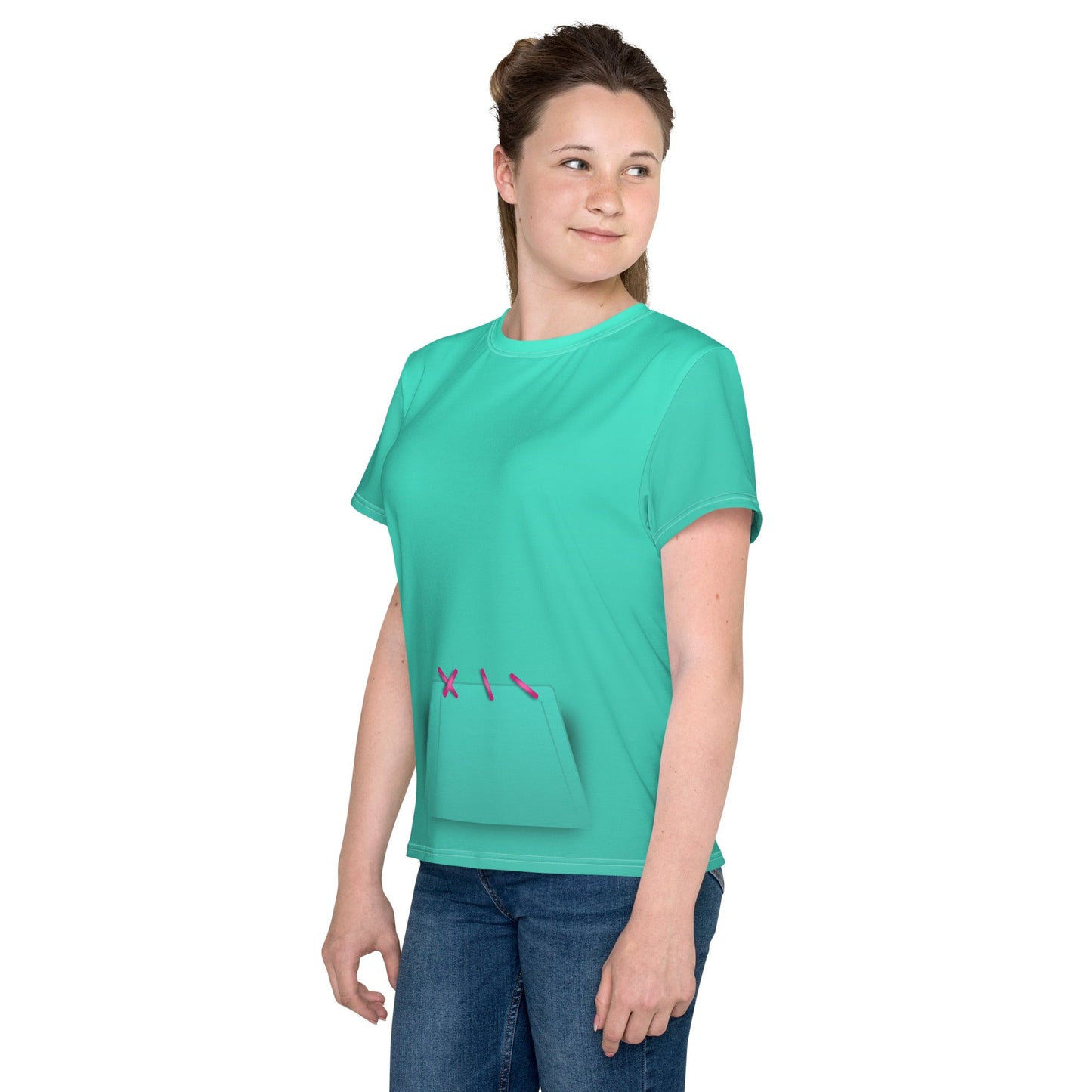 The Glitch Racer Youth crew neck t-shirt character styledisney costumedisney trip style#tag4##tag5##tag6#