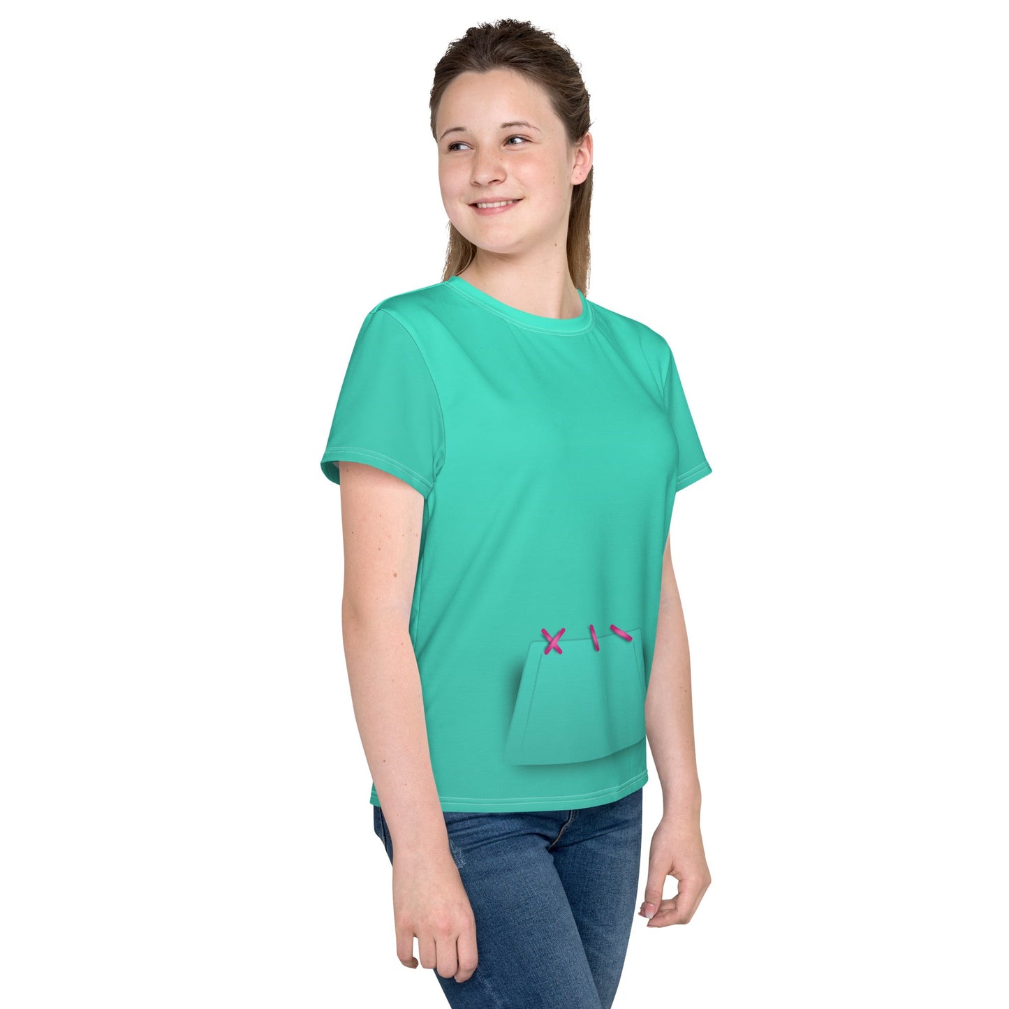 The Glitch Racer Youth crew neck t-shirt character styledisney costumedisney trip style#tag4##tag5##tag6#