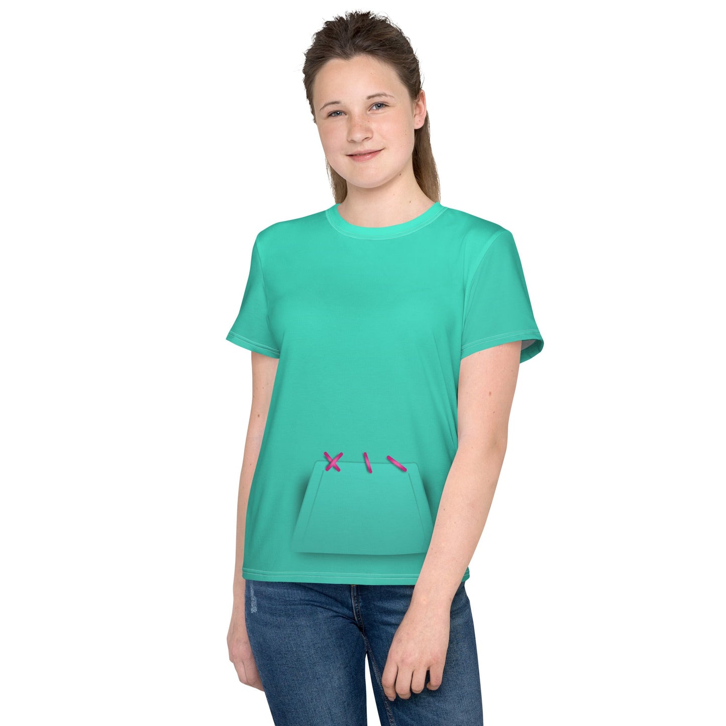 The Glitch Racer Youth crew neck t-shirt character styledisney costumedisney trip style#tag4##tag5##tag6#