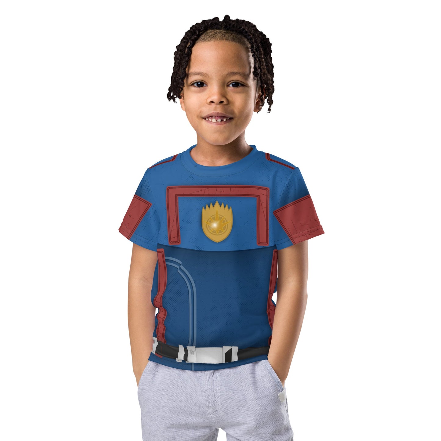 The Guardian Kids crew neck t-shirt All Over PrintavengersKids T-ShirtWrong Lever Clothing