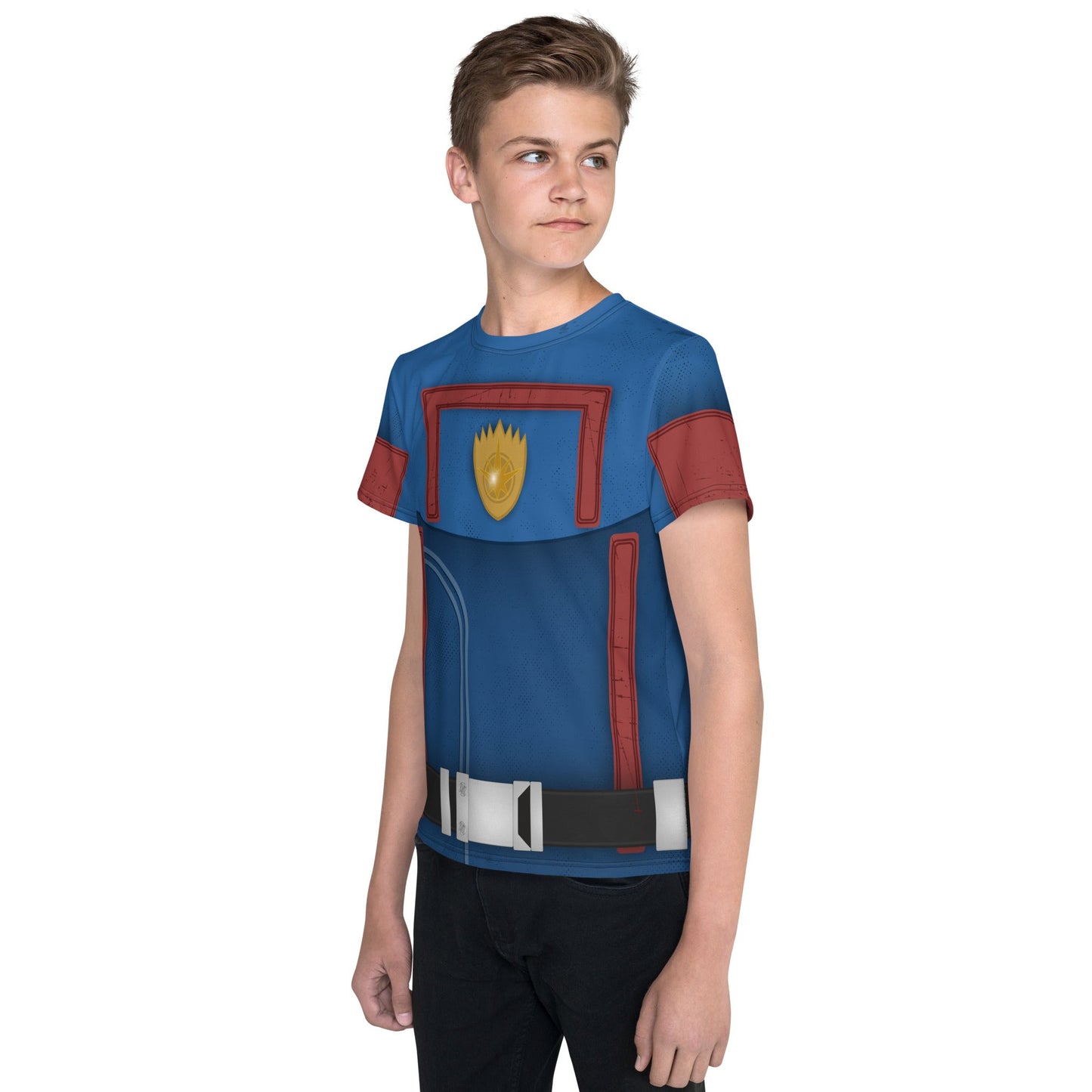 The Guardian Youth crew neck t-shirt cosplaydisney boundingKids T-ShirtWrong Lever Clothing