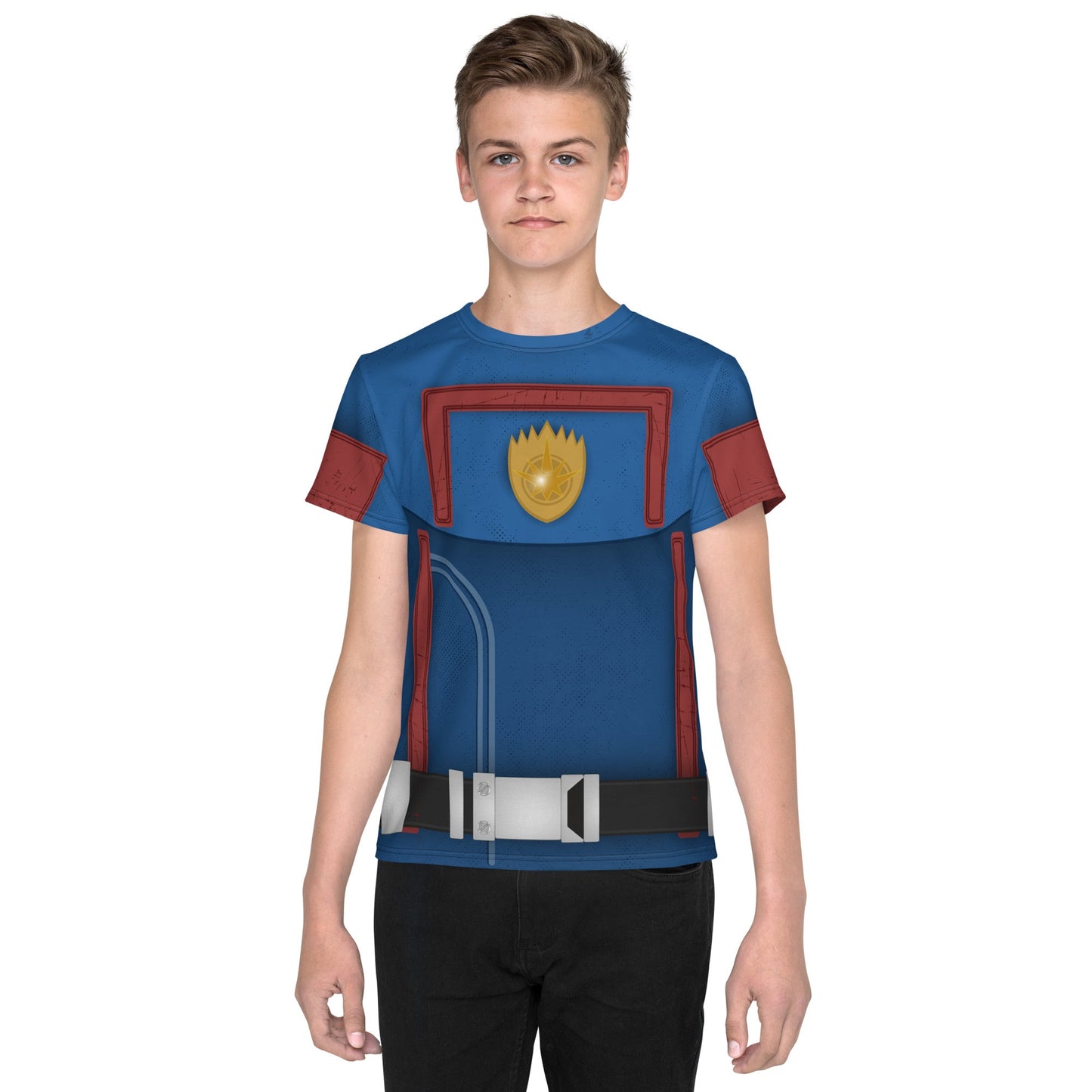 The Guardian Youth crew neck t-shirt cosplaydisney boundingKids T-ShirtWrong Lever Clothing
