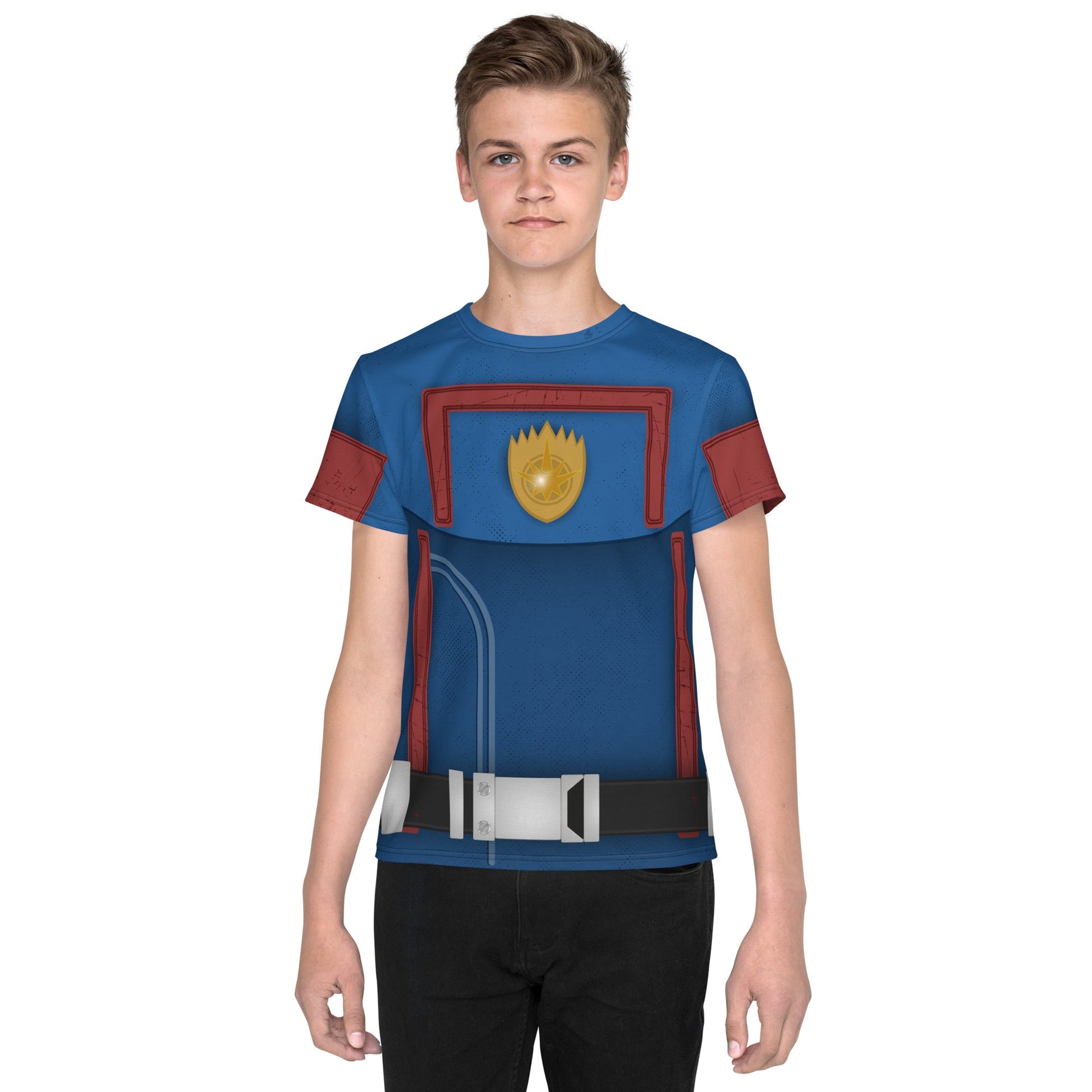 The Guardian Youth crew neck t-shirt cosplaydisney boundingKids T-ShirtWrong Lever Clothing