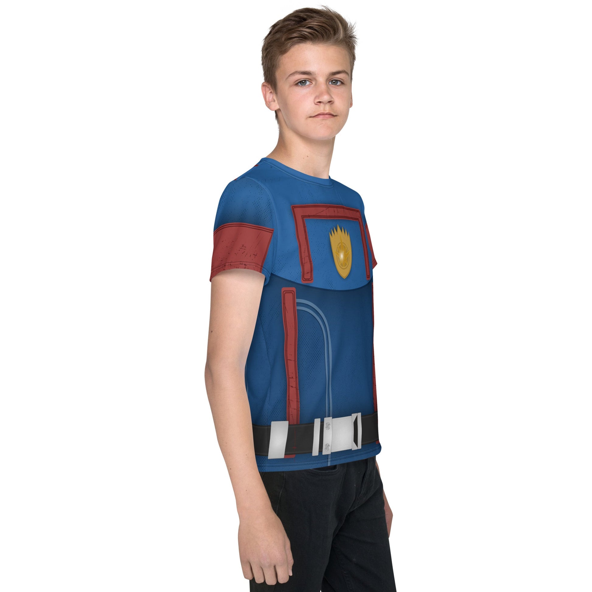 The Guardian Youth crew neck t-shirt cosplaydisney boundingKids T-ShirtWrong Lever Clothing