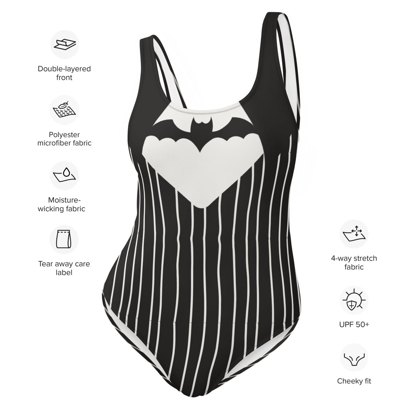 The Jack One-Piece Swimsuit adult charactercharacter swimWrong Lever Clothing
